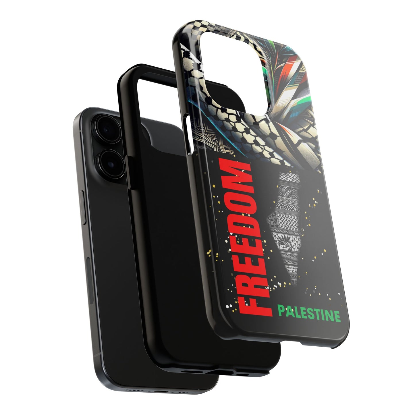 Freedom-Themed Phone Case, Durable Cover, Palestine Pride, Tough Phone Case
