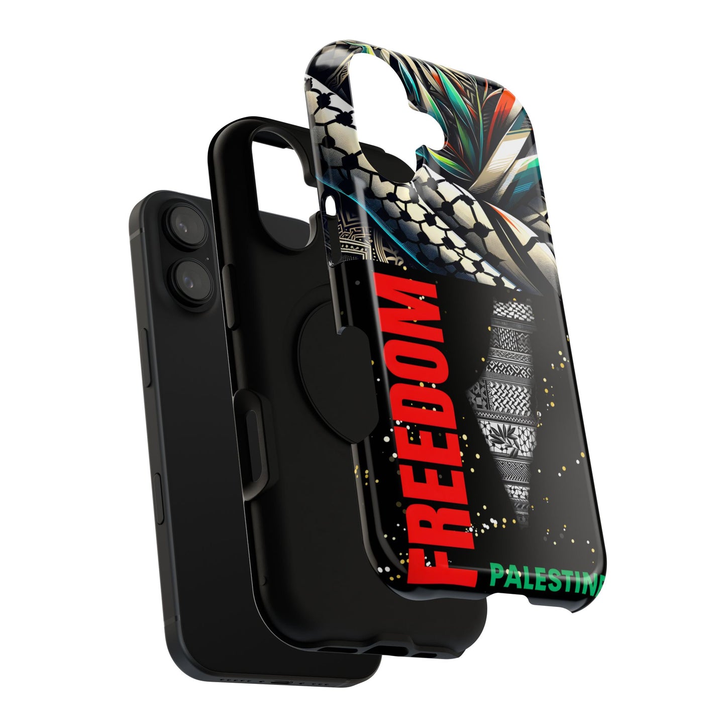 Palestine Activist Phone Cases, Unique Bouquet Design, Gift for Protesters