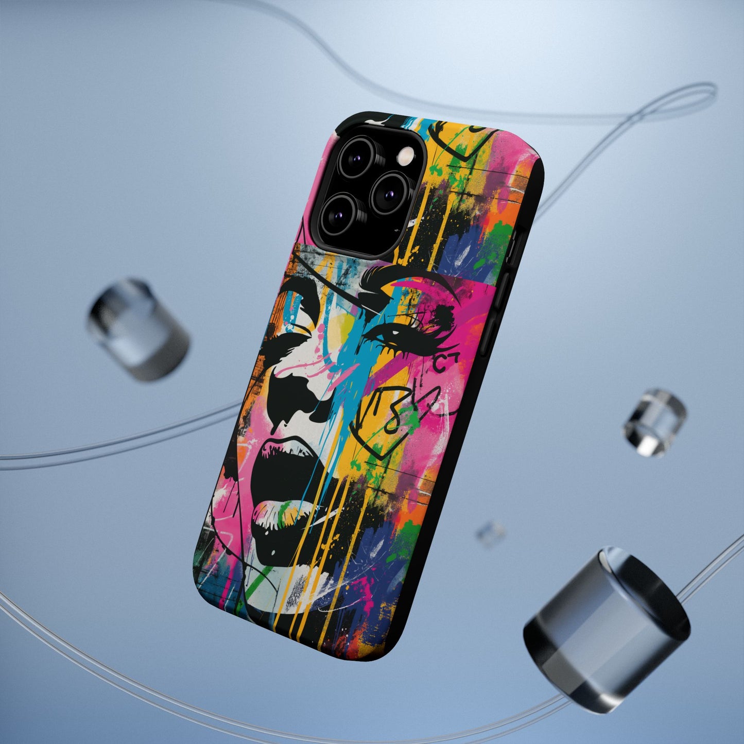Phone Cases, Colorful Art, Trendy Accessories, Unique Gifts, Tough Cases with