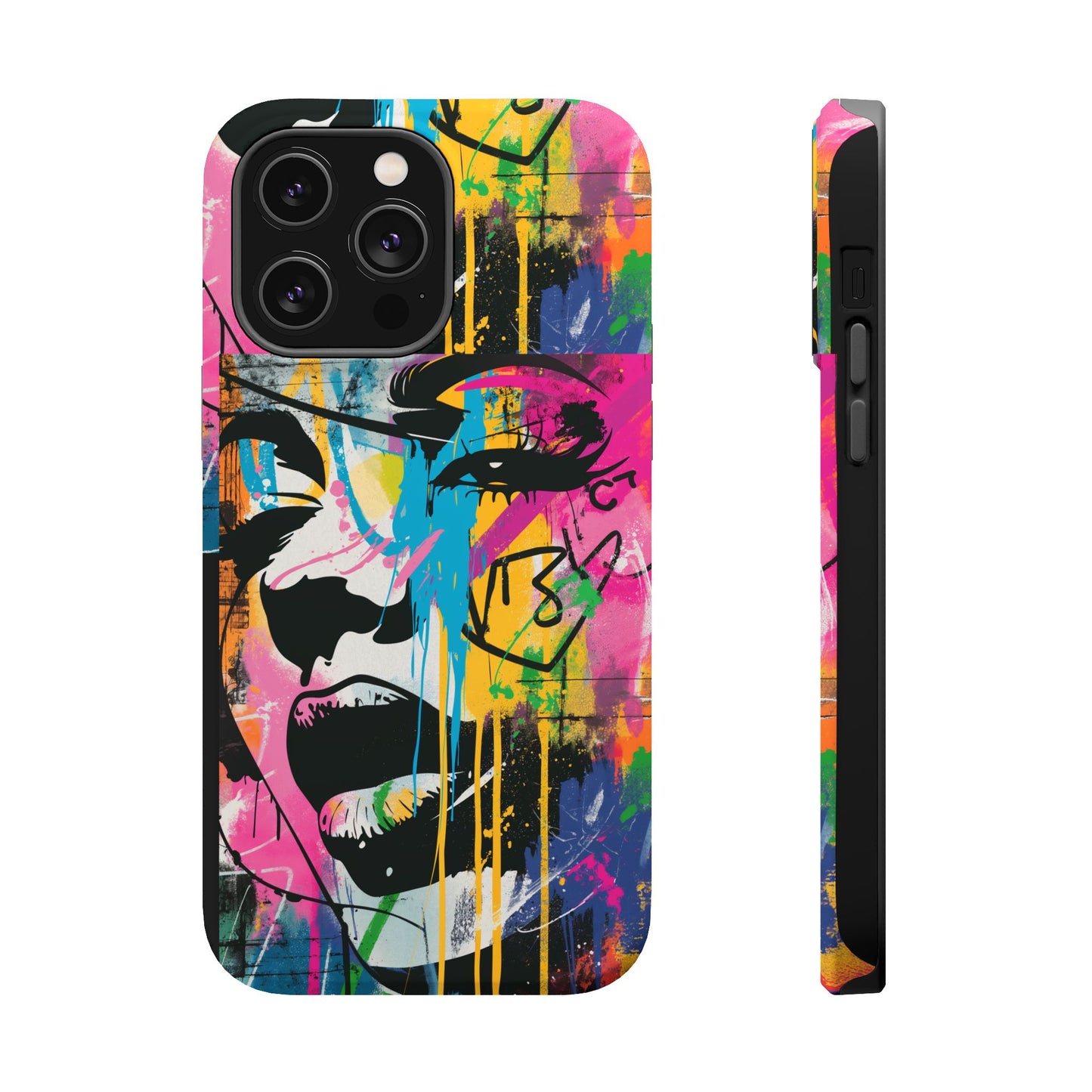 Phone Cases, Colorful Art, Trendy Accessories, Unique Gifts, Tough Cases with