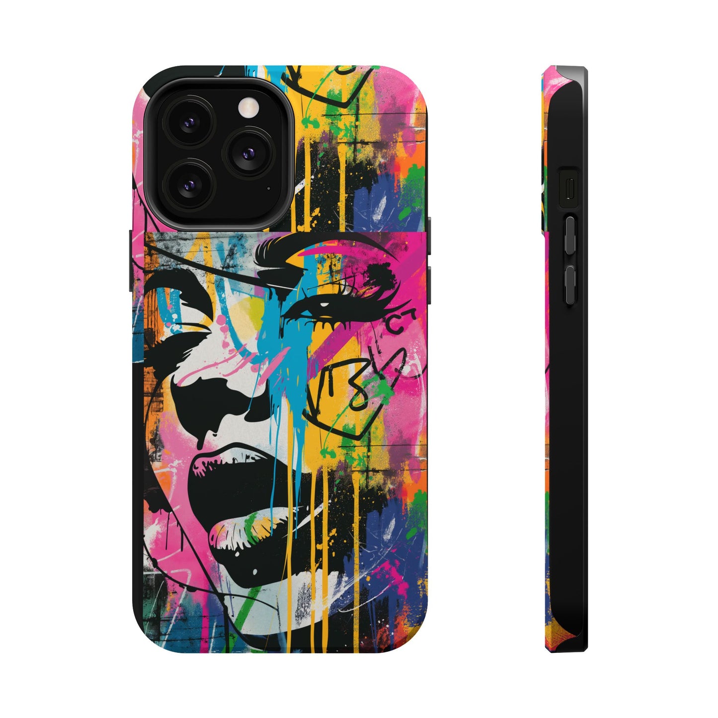 Phone Cases, Colorful Art, Trendy Accessories, Unique Gifts, Tough Cases with