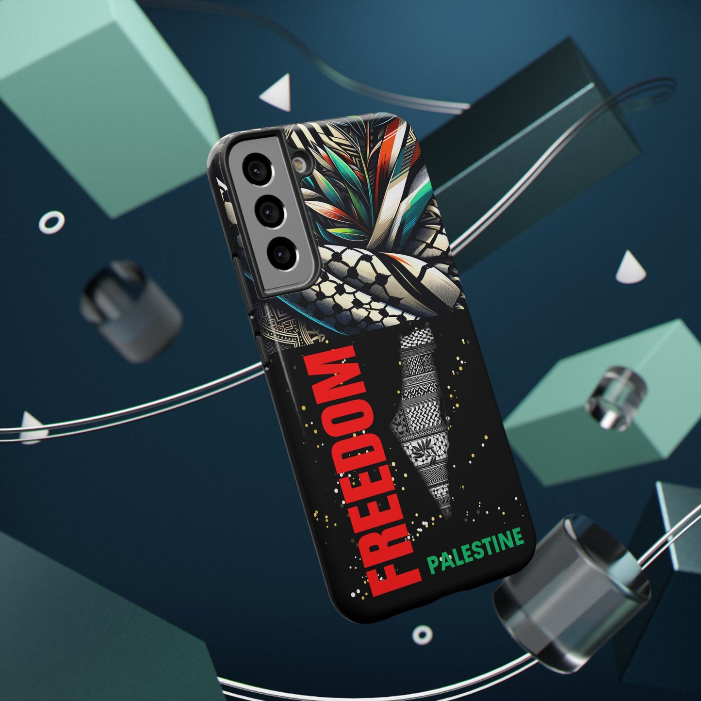 Palestine Activist Phone Cases, Unique Bouquet Design, Gift for Protesters