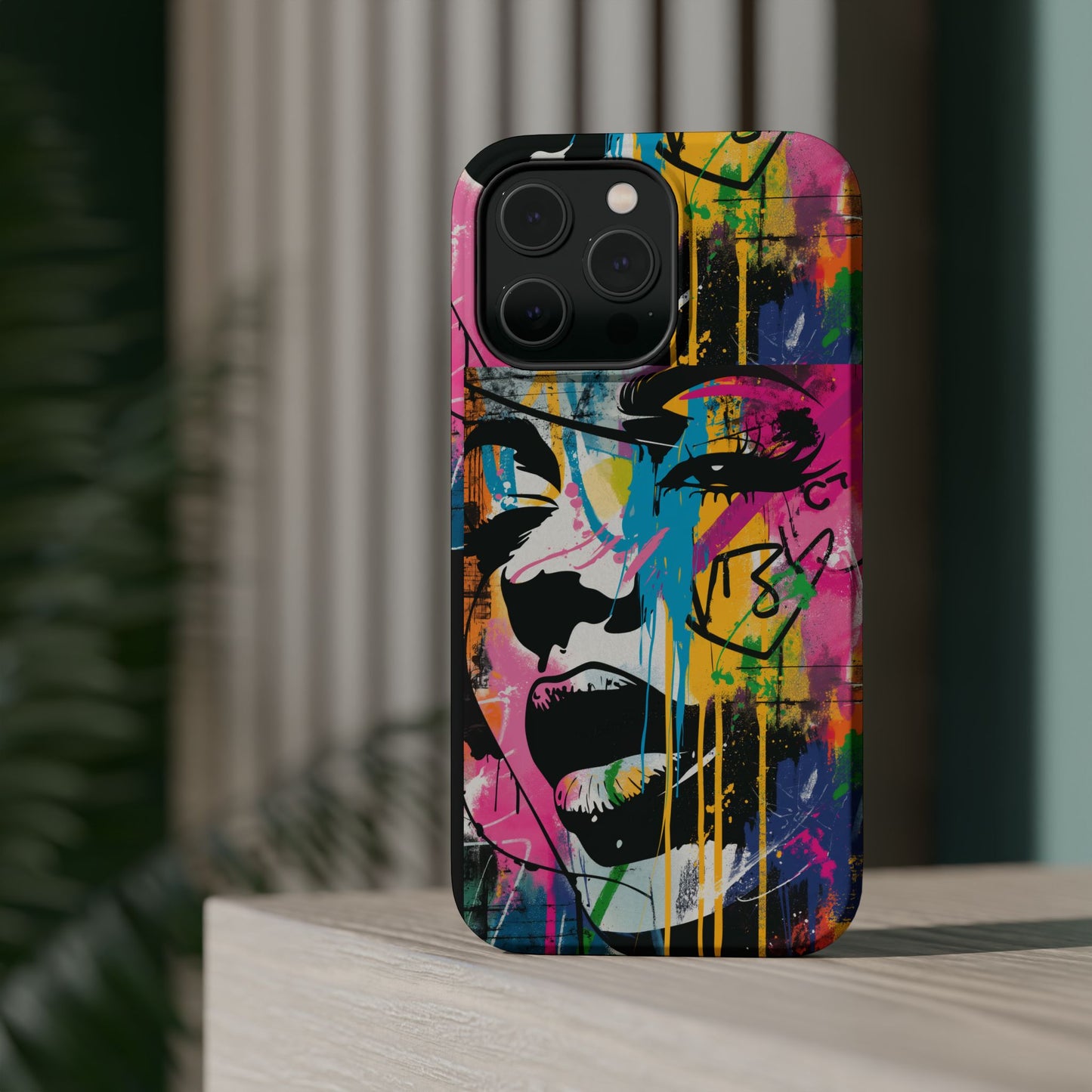 Phone Cases, Colorful Art, Trendy Accessories, Unique Gifts, Tough Cases with