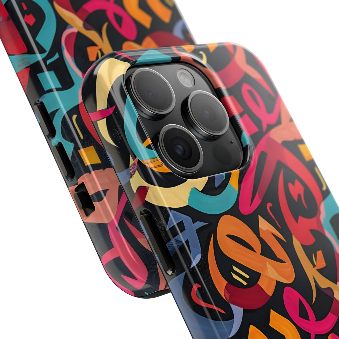 Arabic Graffiti Phone Cases, Calligraphy Patterns, iPhone Samsung Cases