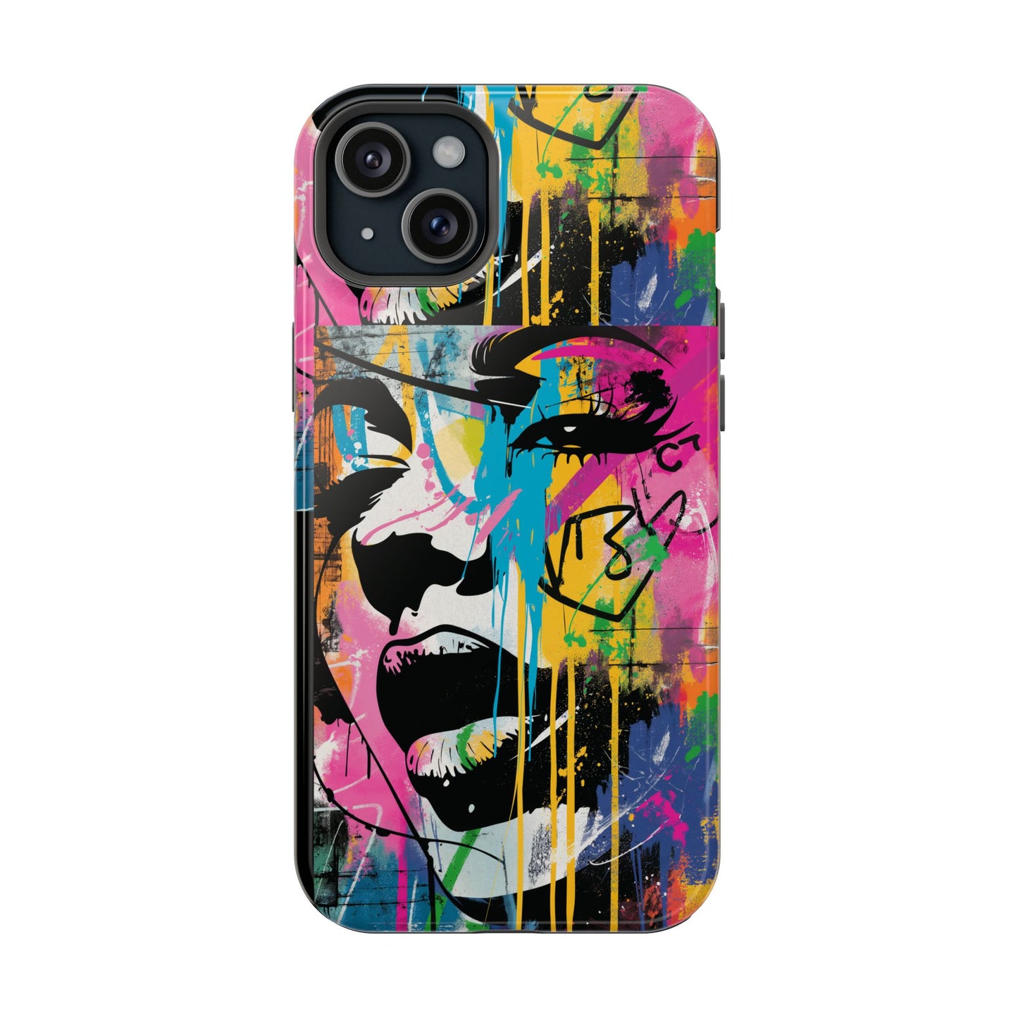 Phone Cases, Colorful Art, Trendy Accessories, Unique Gifts, Tough Cases with