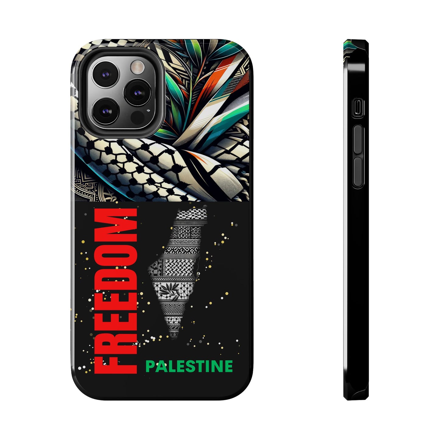 Freedom-Themed Phone Case, Durable Cover, Palestine Pride, Tough Phone Case