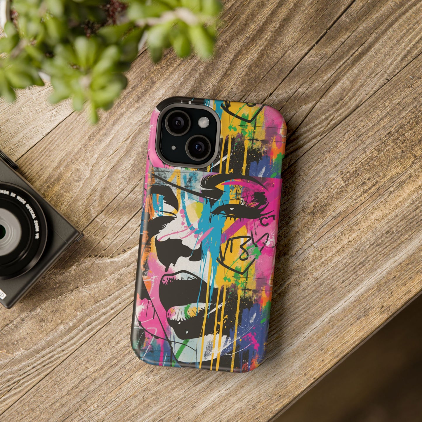 Phone Cases, Colorful Art, Trendy Accessories, Unique Gifts, Tough Cases with