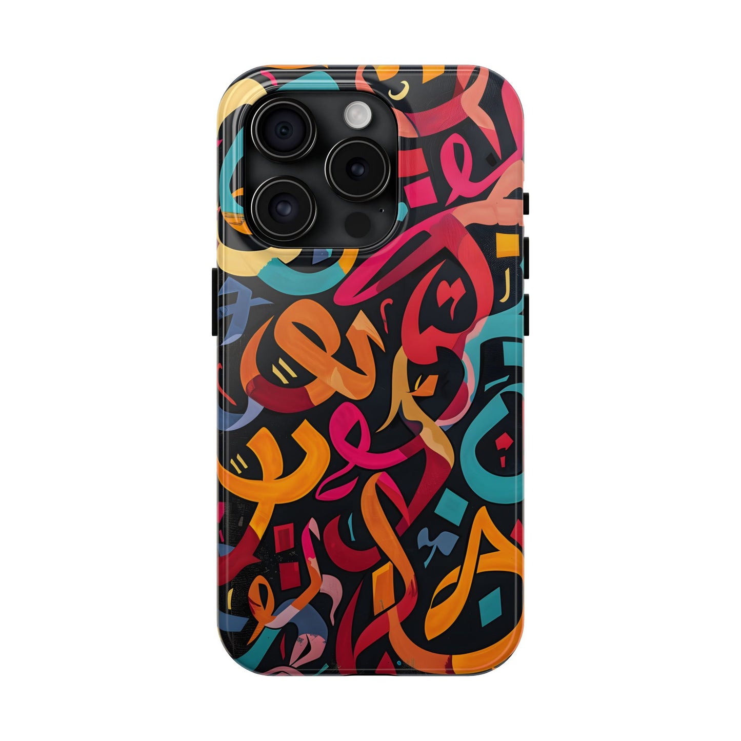 Arabic Graffiti Phone Cases, Calligraphy Patterns, iPhone Samsung Cases