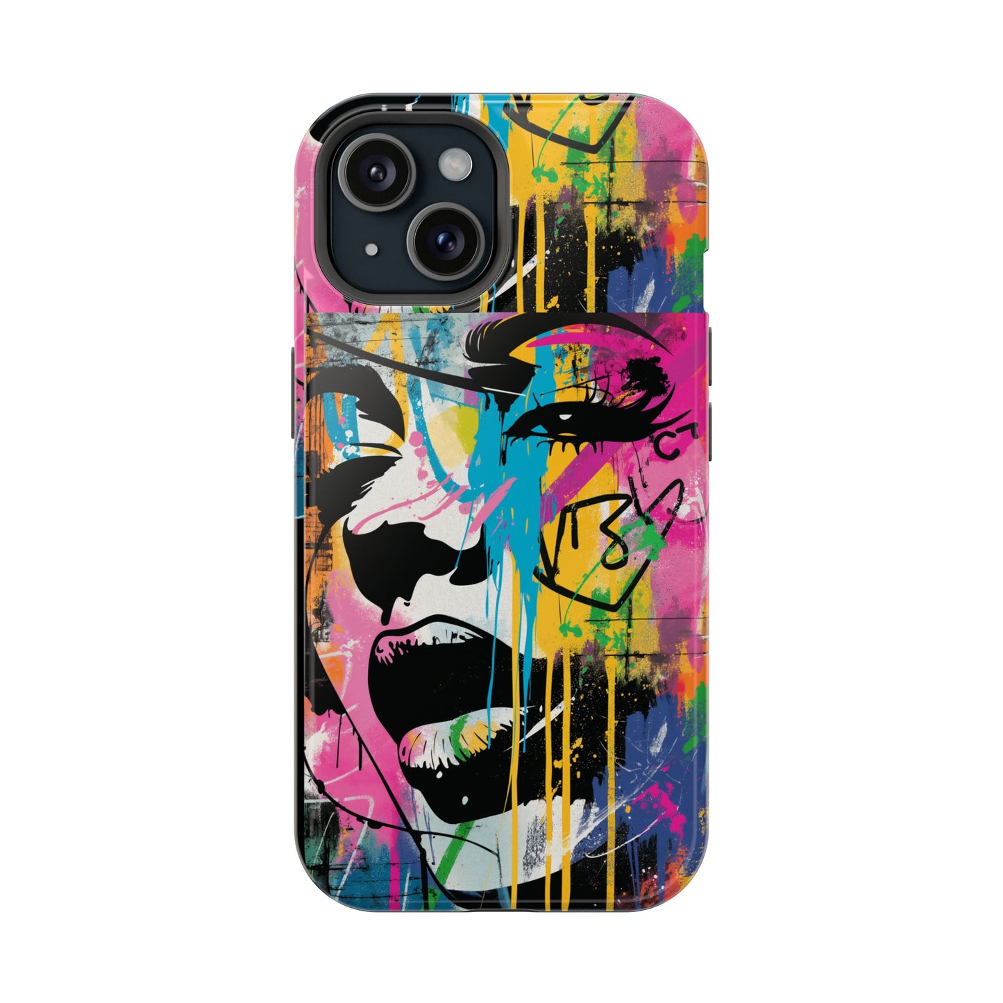 Phone Cases, Colorful Art, Trendy Accessories, Unique Gifts, Tough Cases with