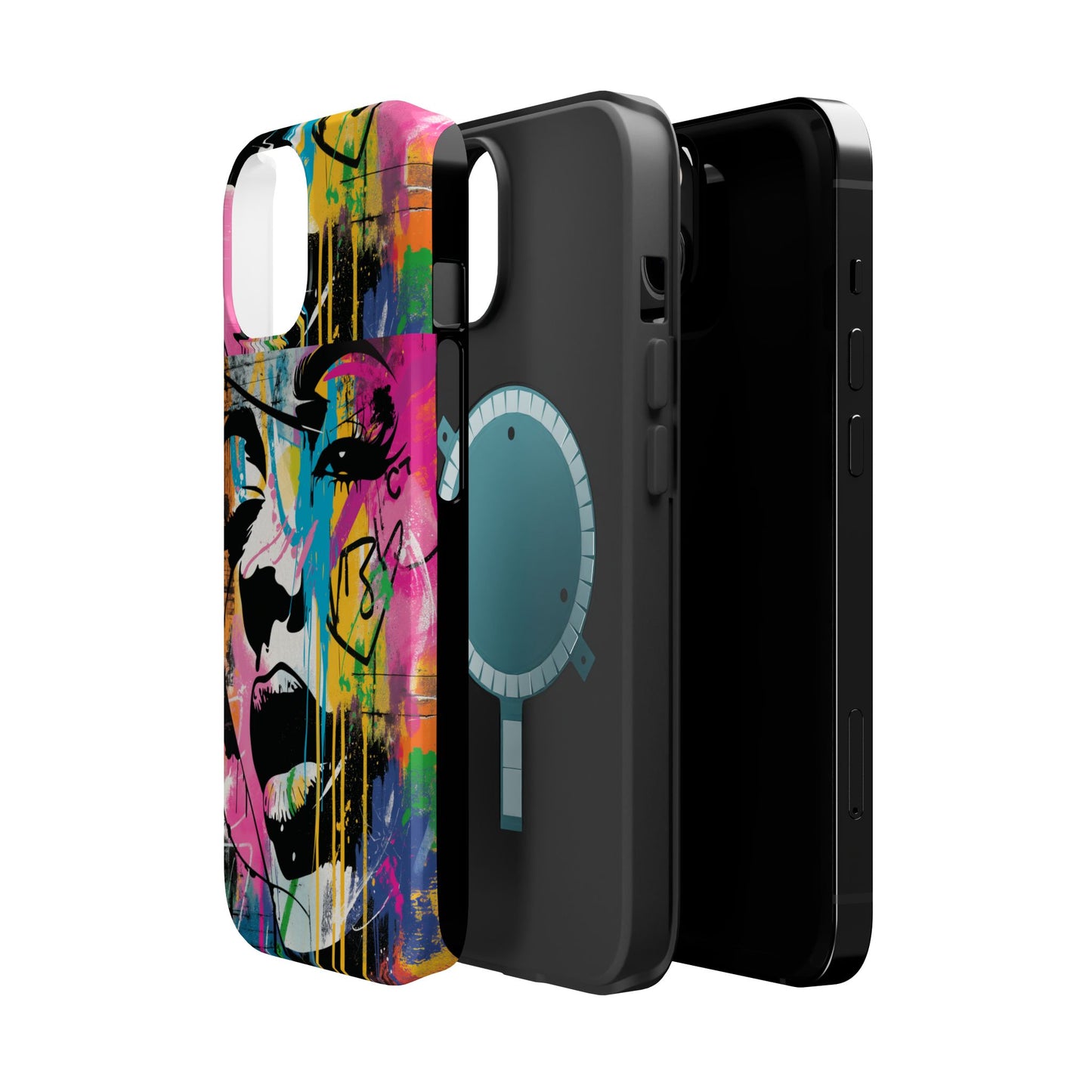 Phone Cases, Colorful Art, Trendy Accessories, Unique Gifts, Tough Cases with