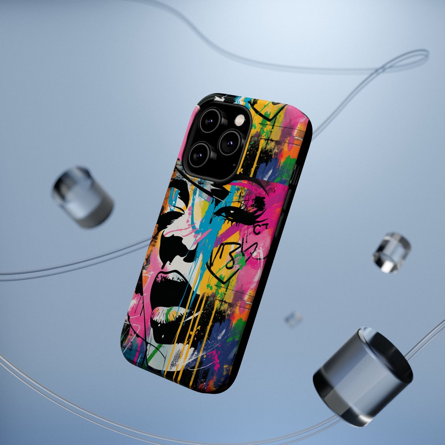 Phone Cases, Colorful Art, Trendy Accessories, Unique Gifts, Tough Cases with
