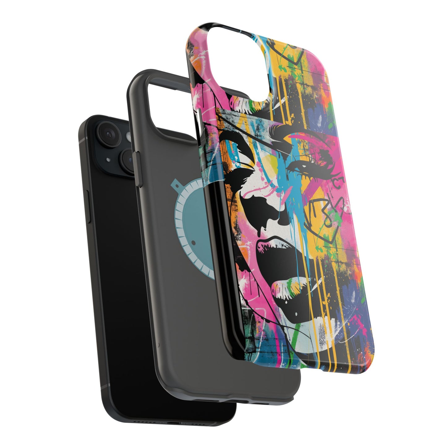Phone Cases, Colorful Art, Trendy Accessories, Unique Gifts, Tough Cases with