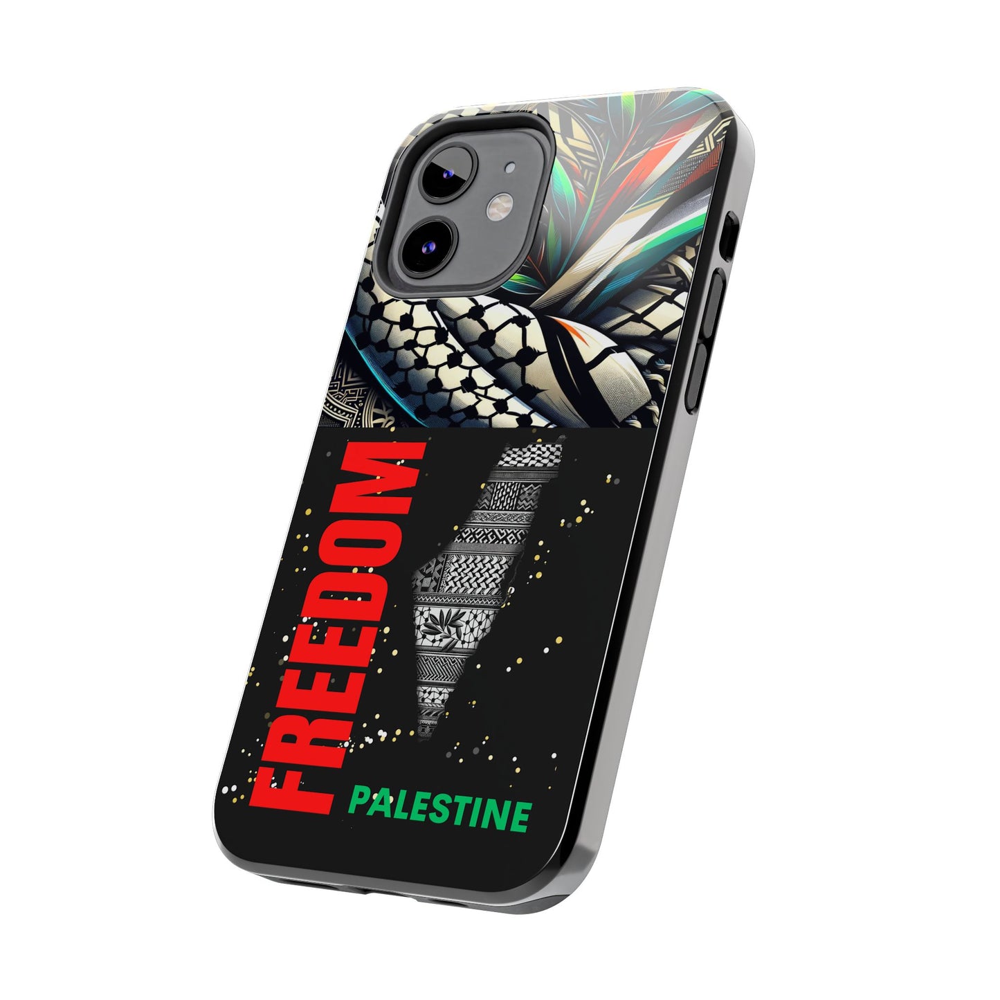 Freedom-Themed Phone Case, Durable Cover, Palestine Pride, Tough Phone Case