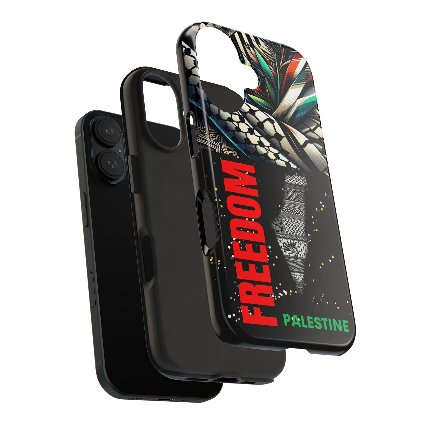 Freedom-Themed Phone Case, Durable Cover, Palestine Pride, Tough Phone Case