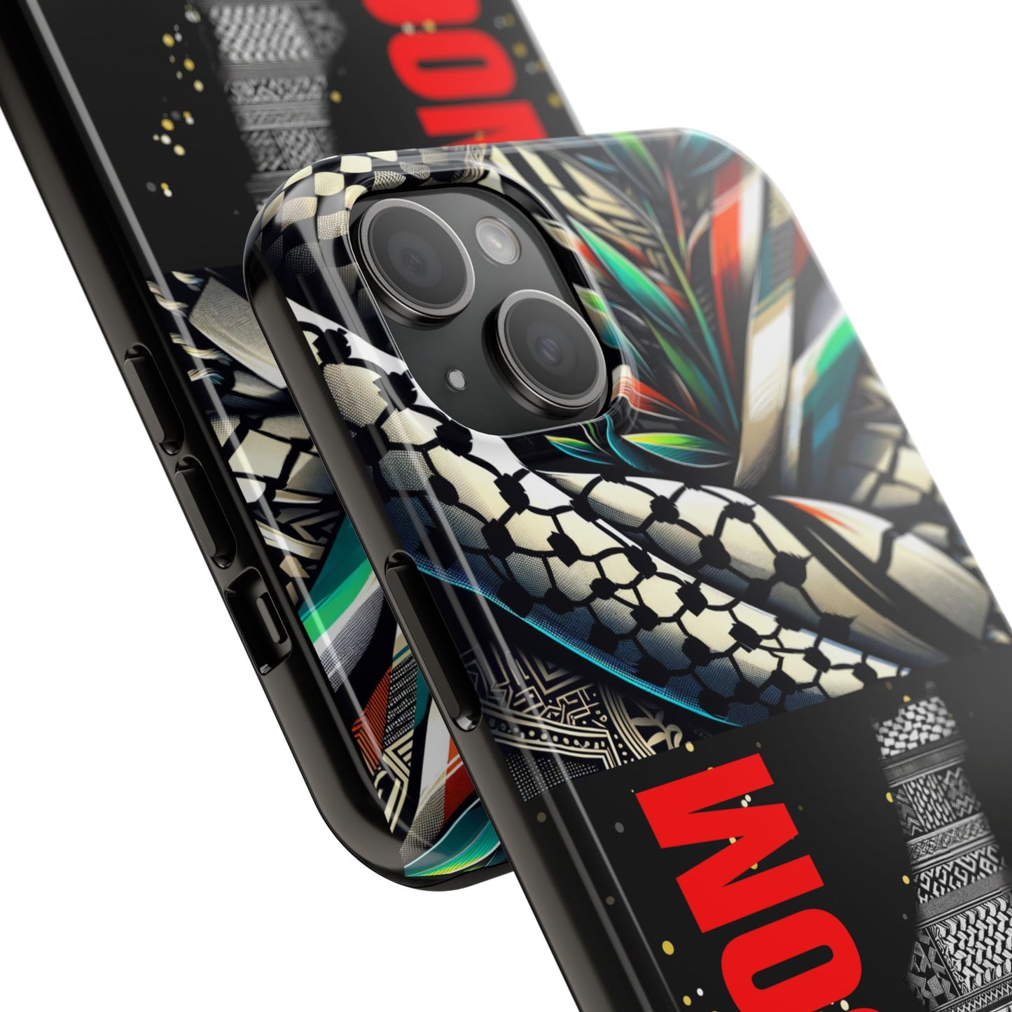 Freedom-Themed Phone Case, Durable Cover, Palestine Pride, Tough Phone Case