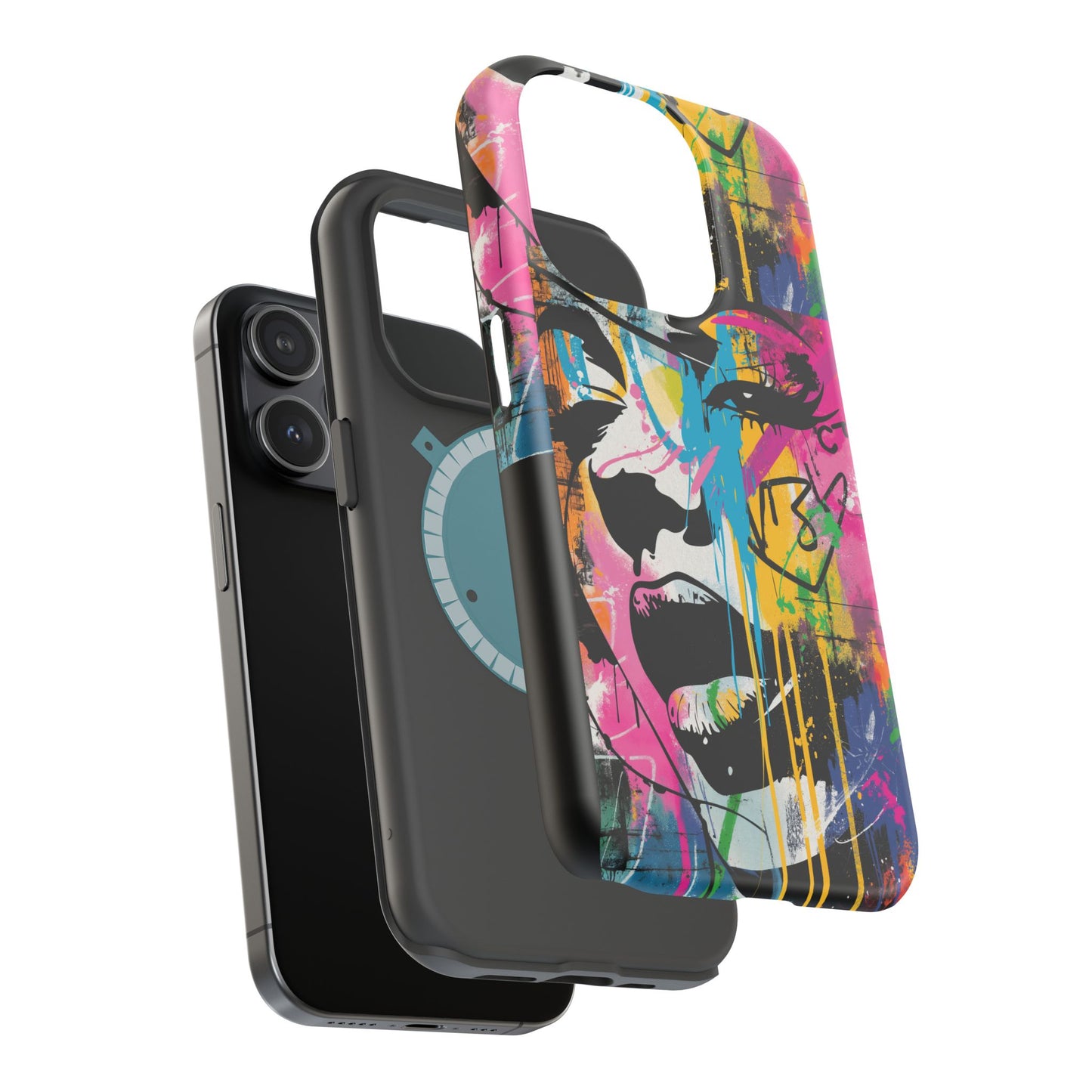 Phone Cases, Colorful Art, Trendy Accessories, Unique Gifts, Tough Cases with