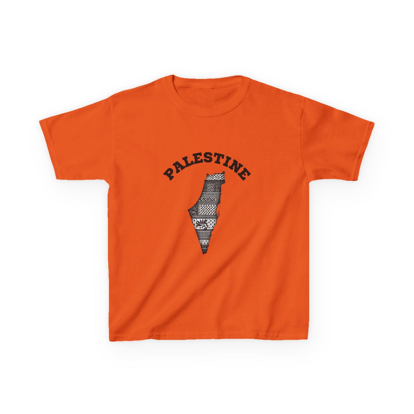 Palestine Kids Tee, Free Palestine Comfort T-Shirt for Youth, Casual Wear,
