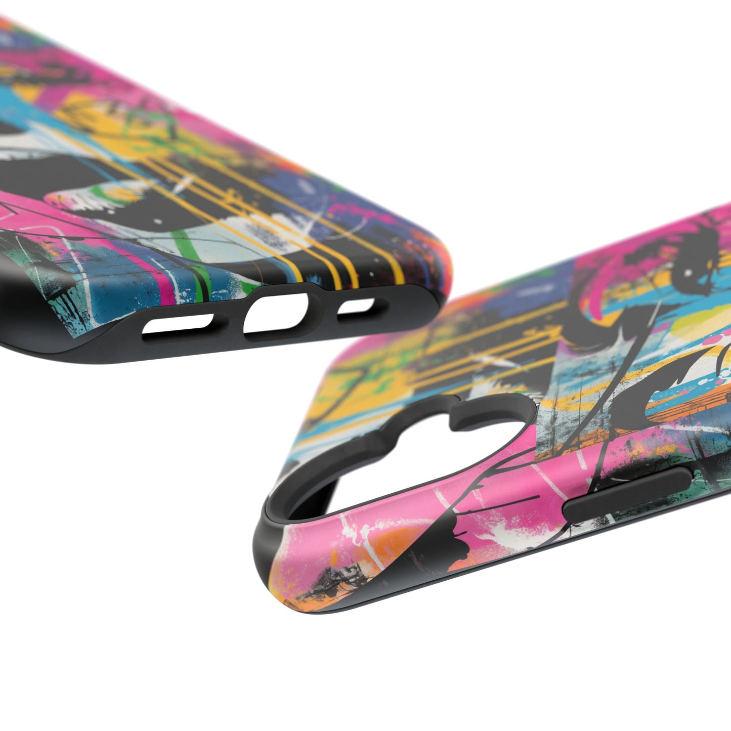 Phone Cases, Colorful Art, Trendy Accessories, Unique Gifts, Tough Cases with