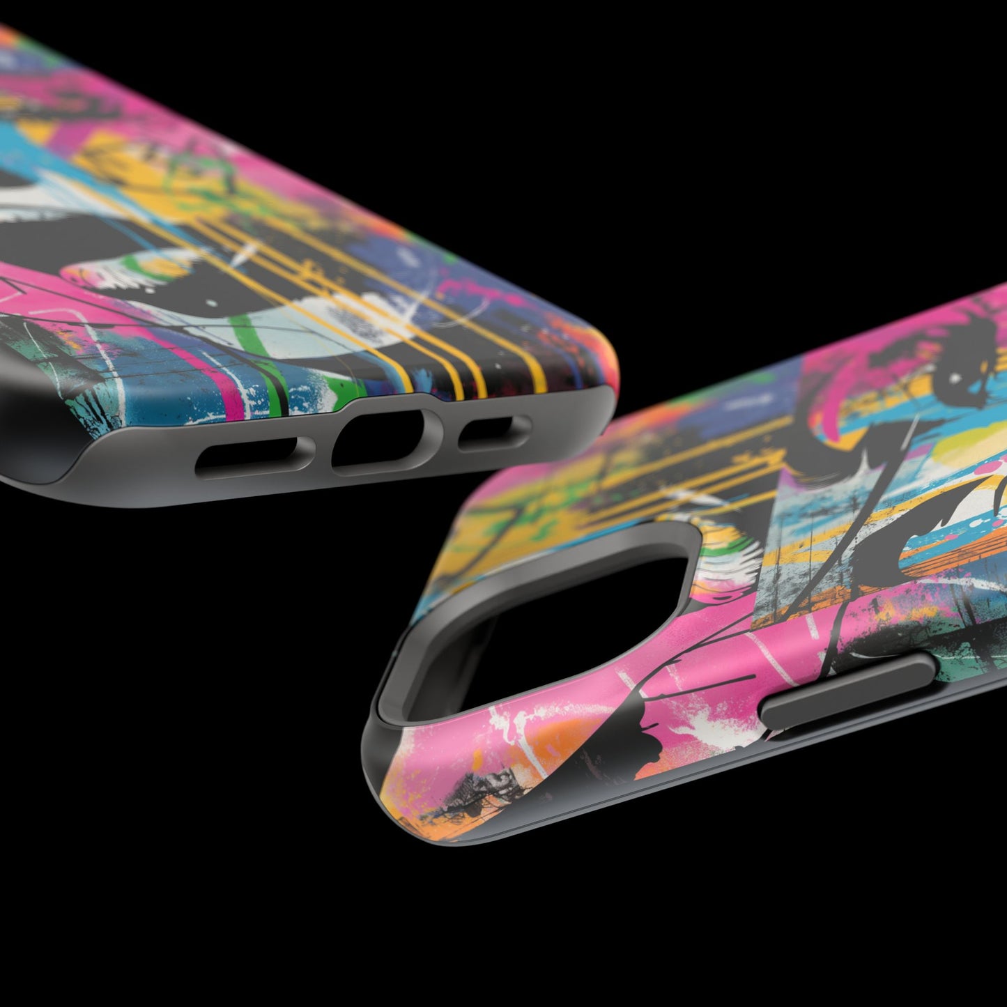 Phone Cases, Colorful Art, Trendy Accessories, Unique Gifts, Tough Cases with