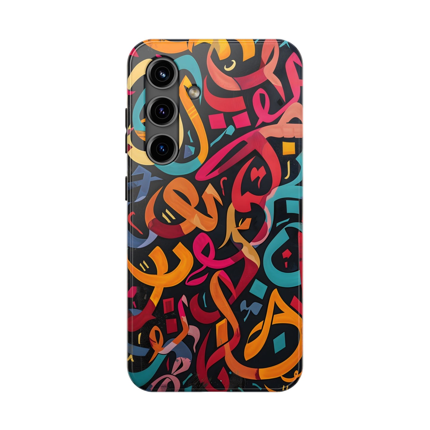 Arabic Graffiti Phone Cases, Calligraphy Patterns, iPhone Samsung Cases