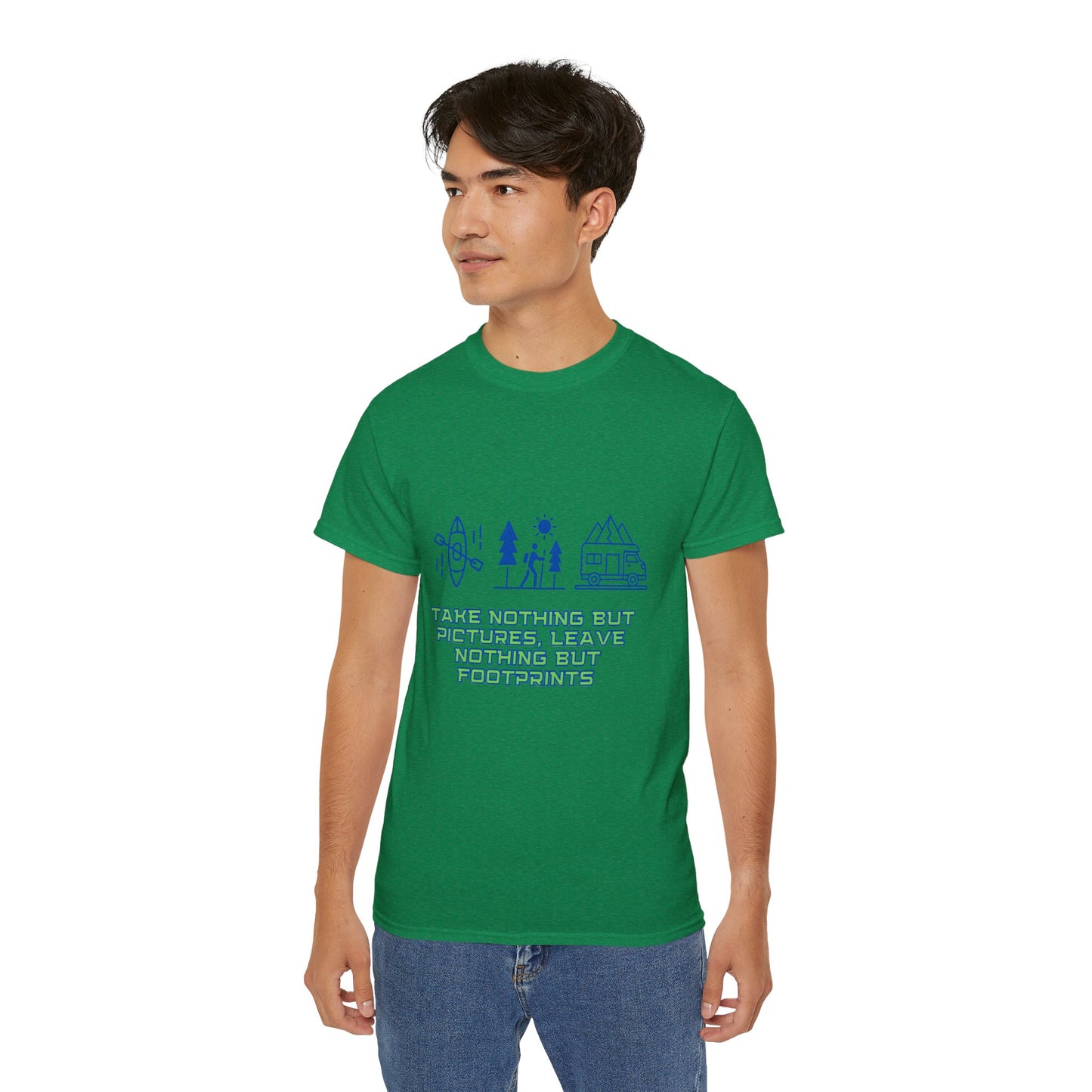 Adventure Vibes Tee - Eco-Friendly Unisex T-Shirt, Outdoor Camping Hiking Shirt,