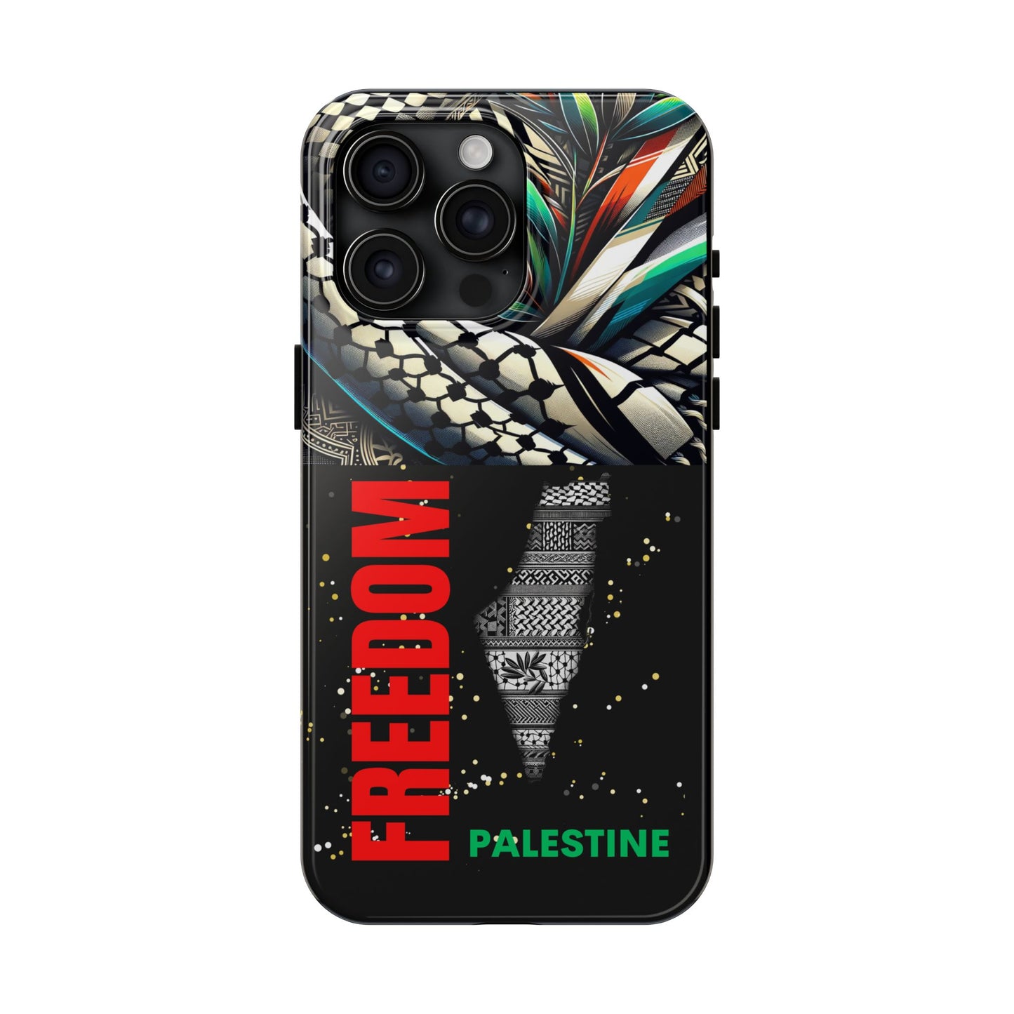 Freedom-Themed Phone Case, Durable Cover, Palestine Pride, Tough Phone Case