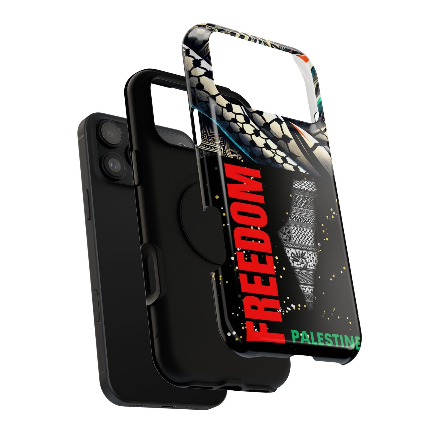 Palestine Activist Phone Cases, Unique Bouquet Design, Gift for Protesters