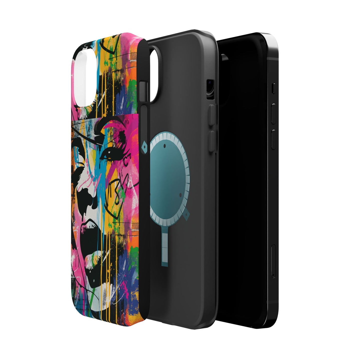 Phone Cases, Colorful Art, Trendy Accessories, Unique Gifts, Tough Cases with