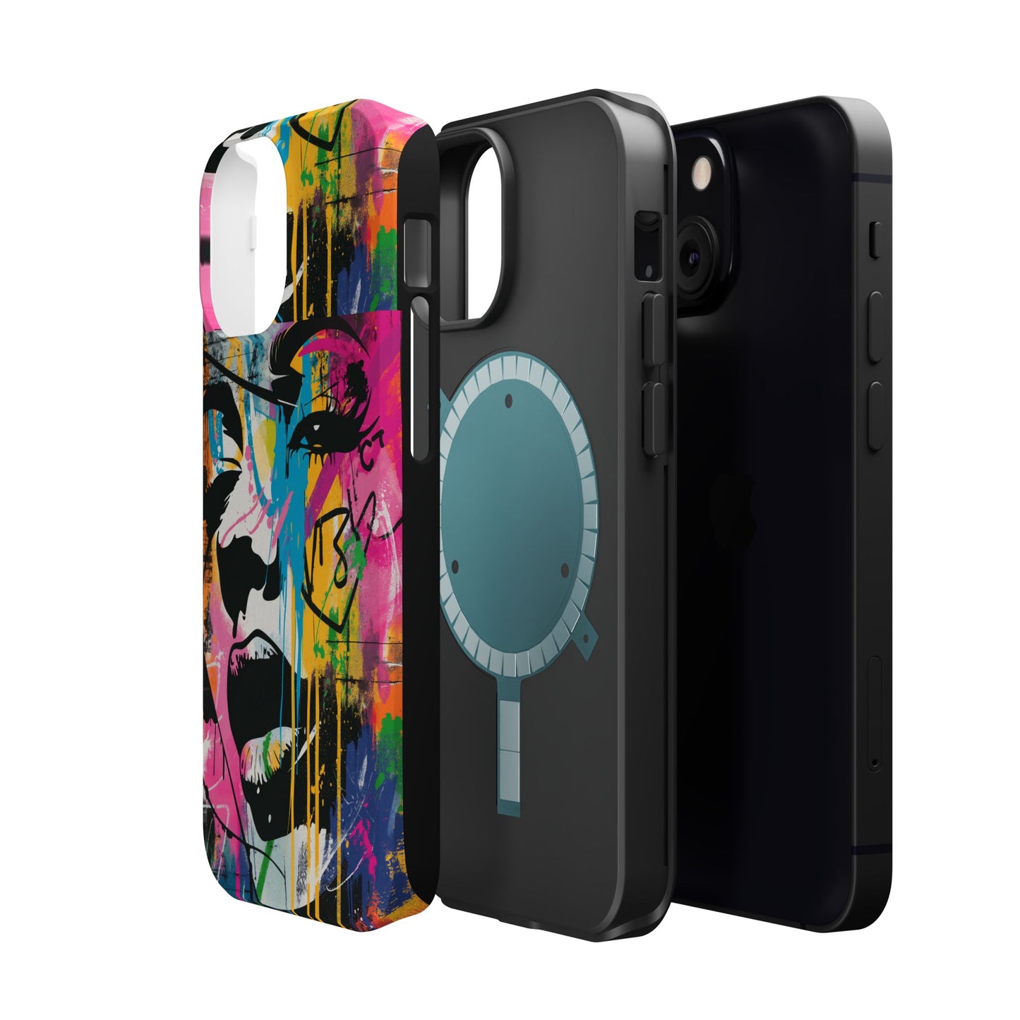 Phone Cases, Colorful Art, Trendy Accessories, Unique Gifts, Tough Cases with