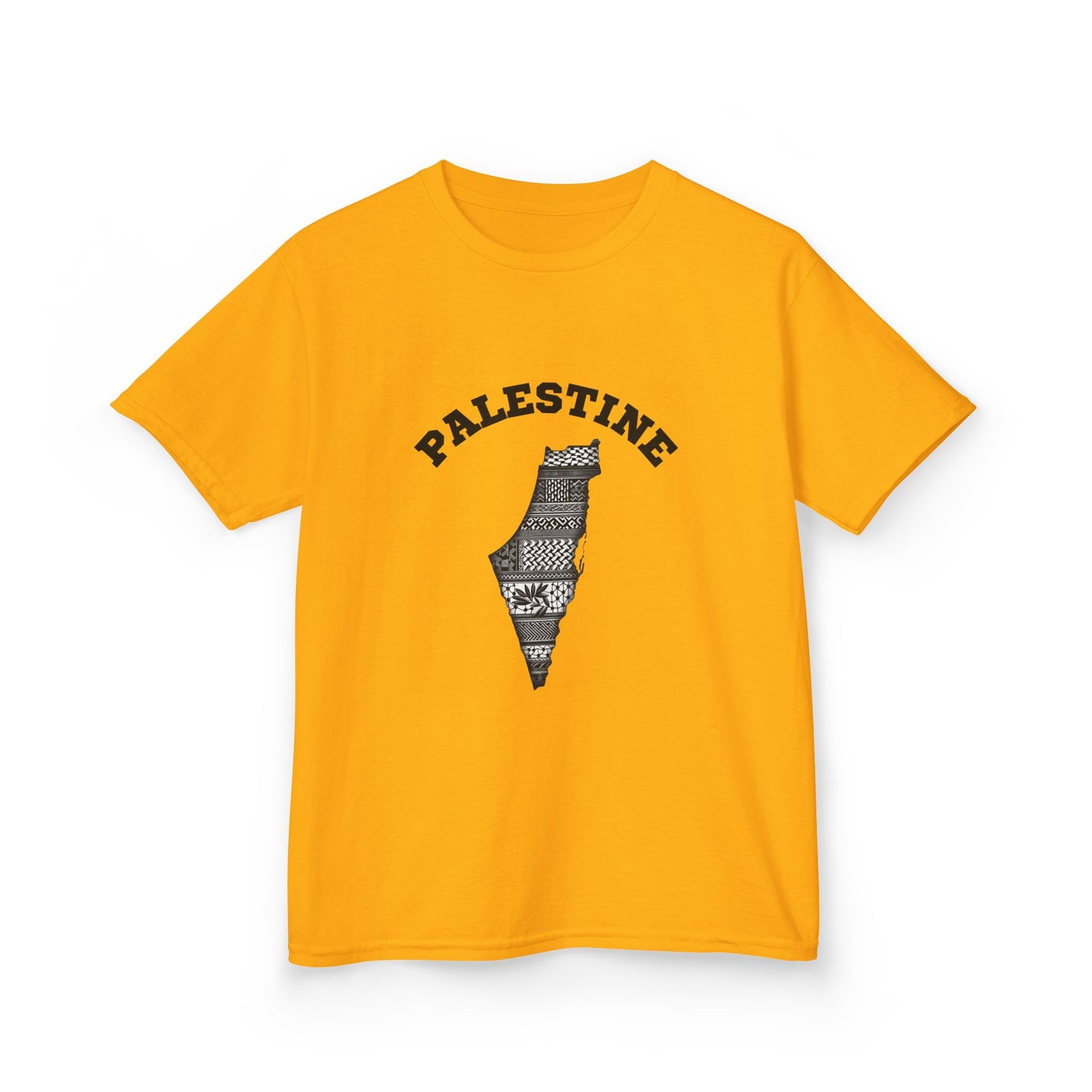 Palestine Kids Tee, Free Palestine Comfort T-Shirt for Youth, Casual Wear,