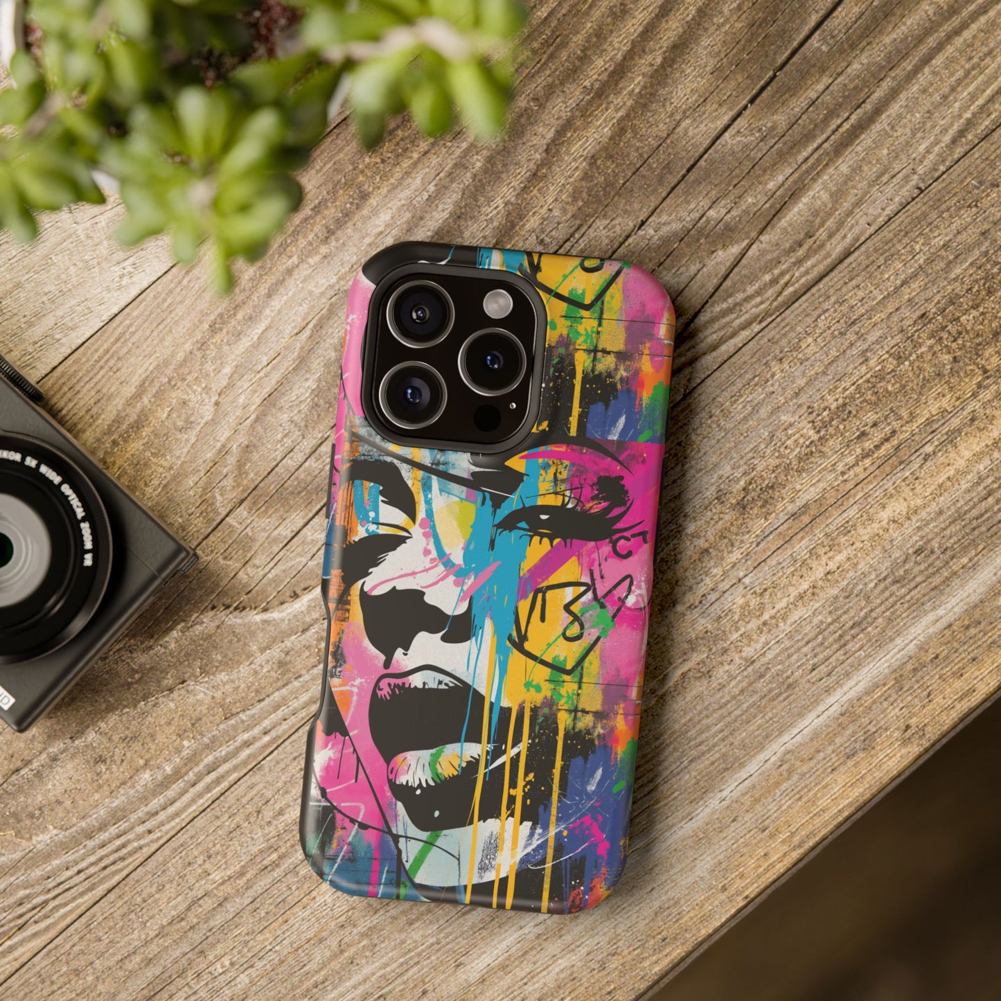 Phone Cases, Colorful Art, Trendy Accessories, Unique Gifts, Tough Cases with