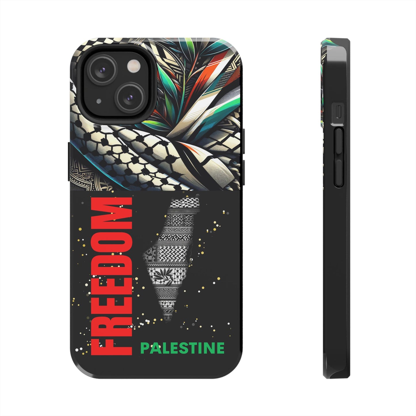Freedom-Themed Phone Case, Durable Cover, Palestine Pride, Tough Phone Case