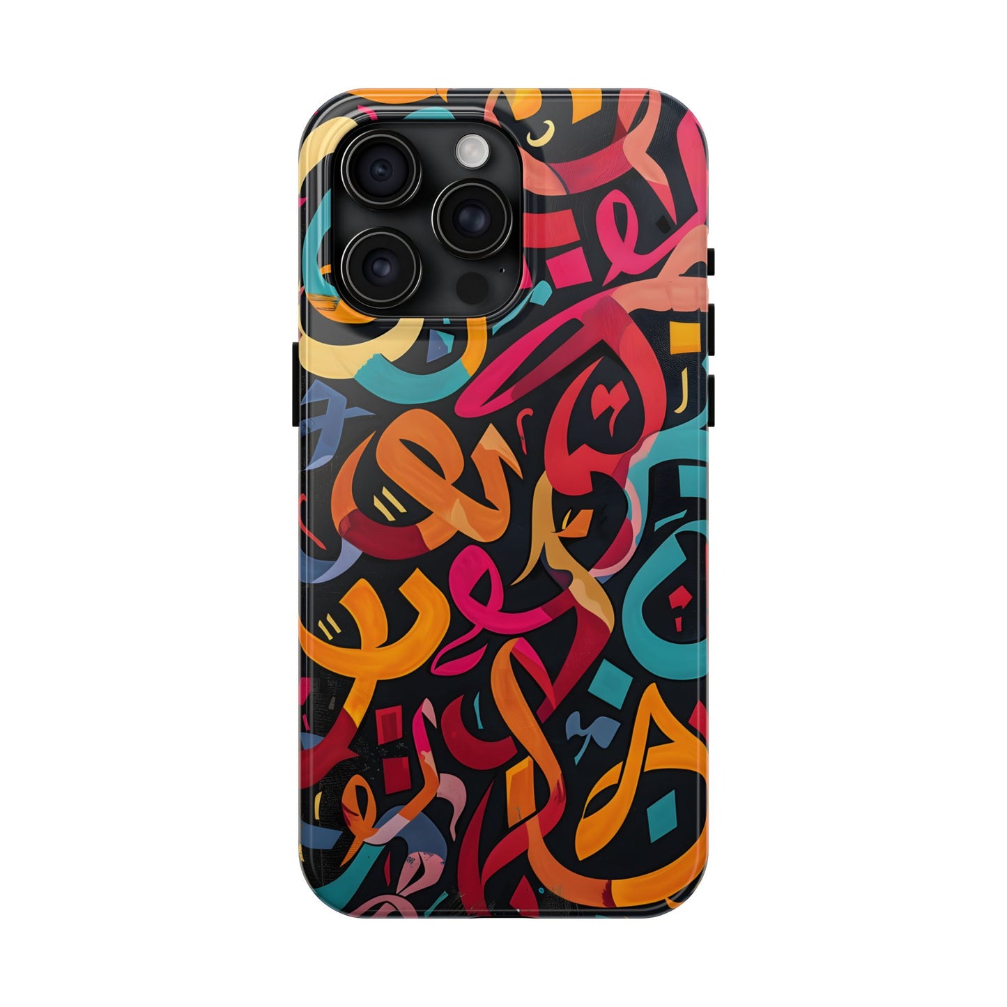 Arabic Graffiti Phone Cases, Calligraphy Patterns, iPhone Samsung Cases