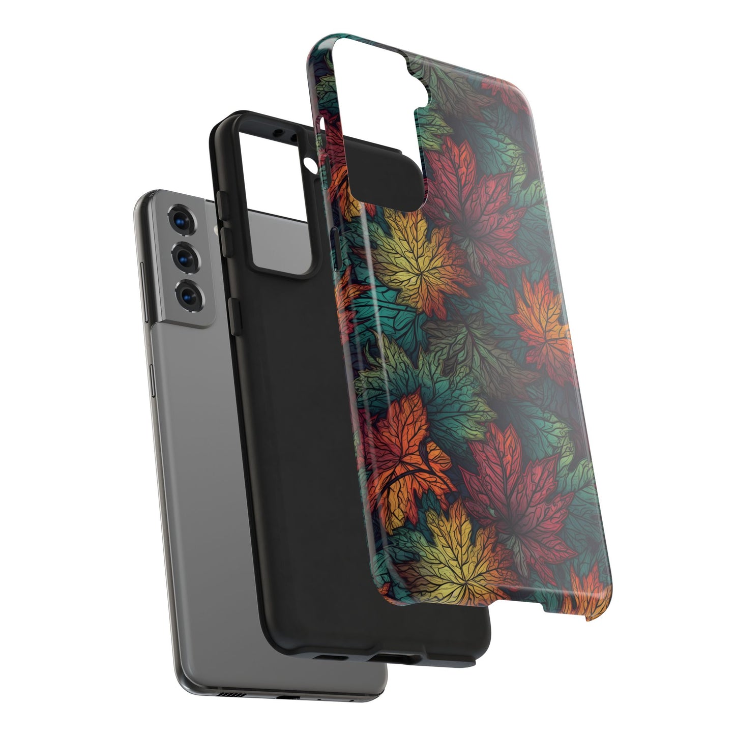 Fall Maple Leaf Tough Phone Cases - iPhone, Samsung, Protective Cover, Autumn