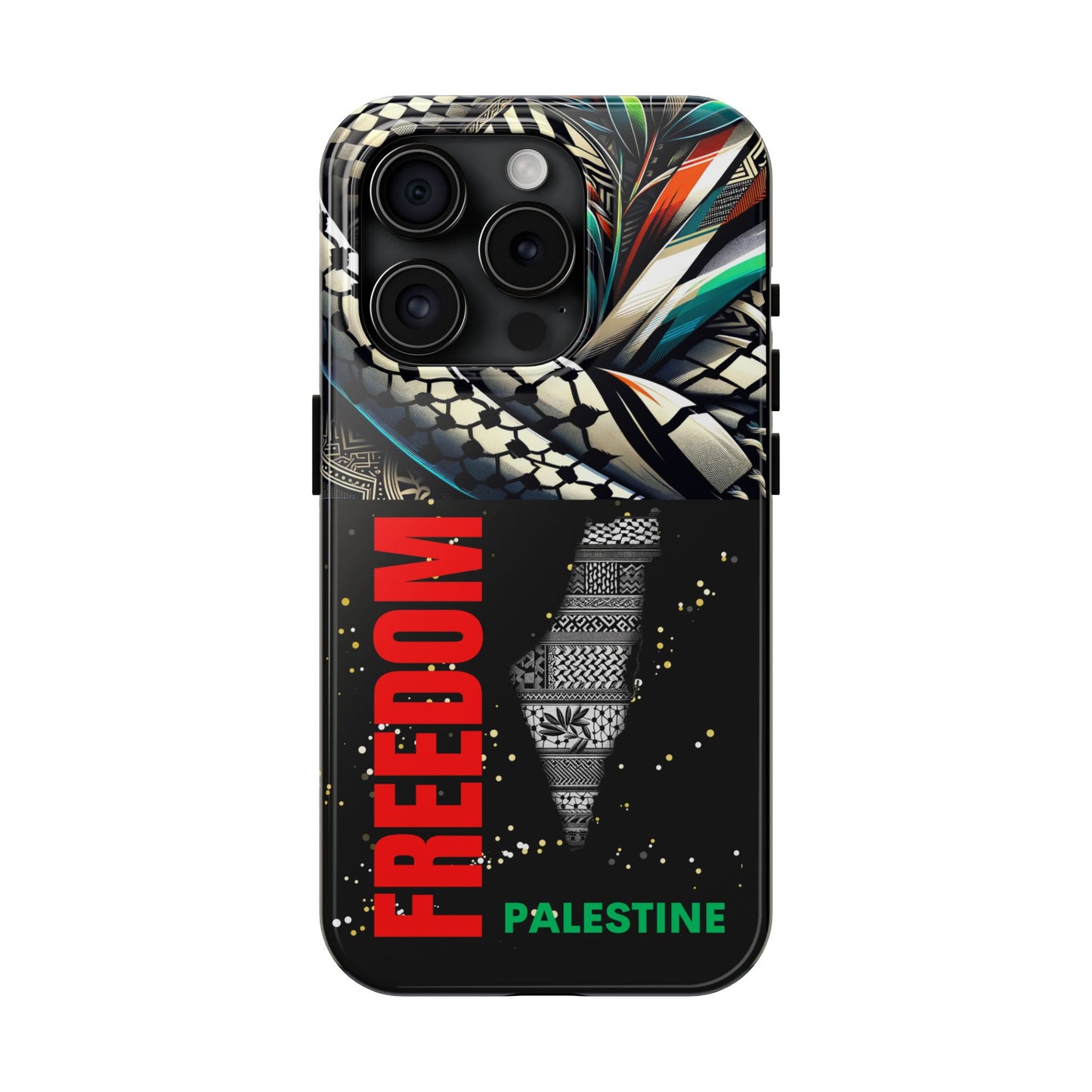 Freedom-Themed Phone Case, Durable Cover, Palestine Pride, Tough Phone Case
