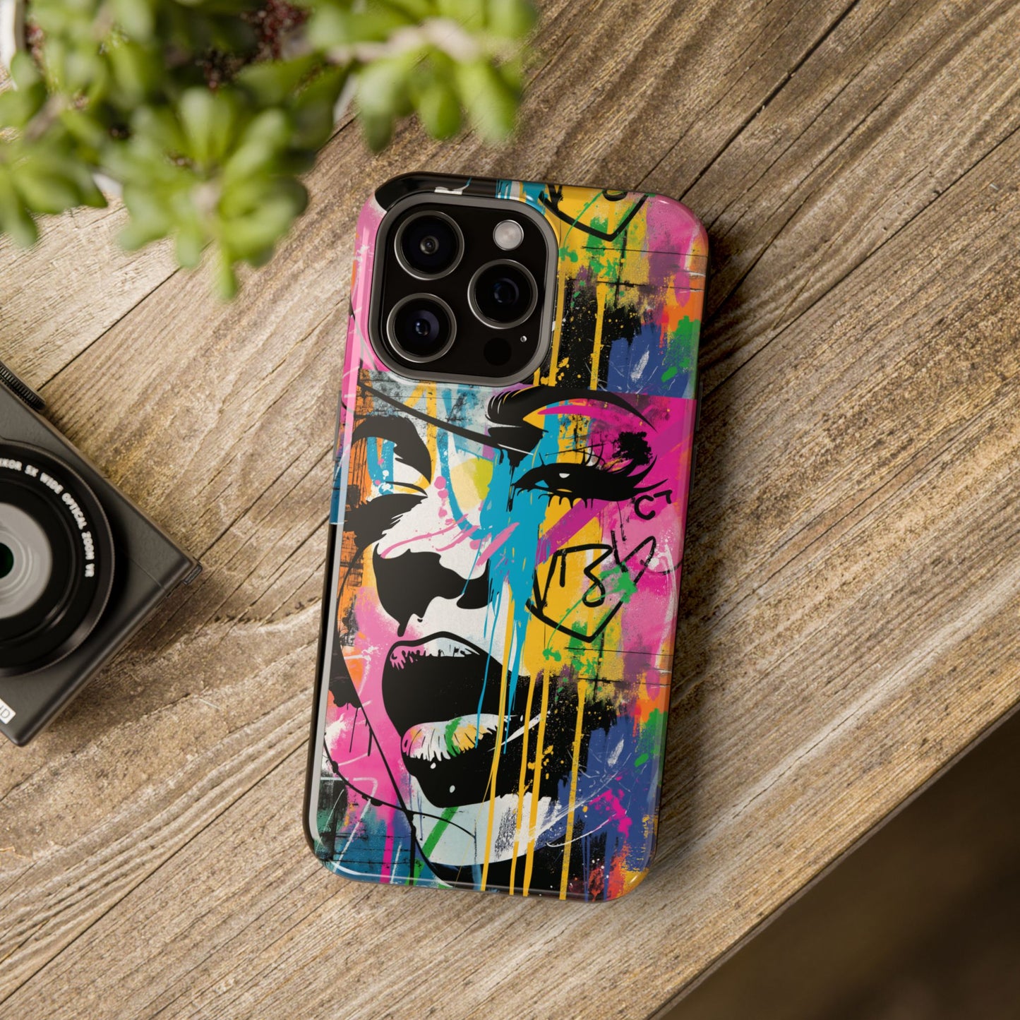 Phone Cases, Colorful Art, Trendy Accessories, Unique Gifts, Tough Cases with