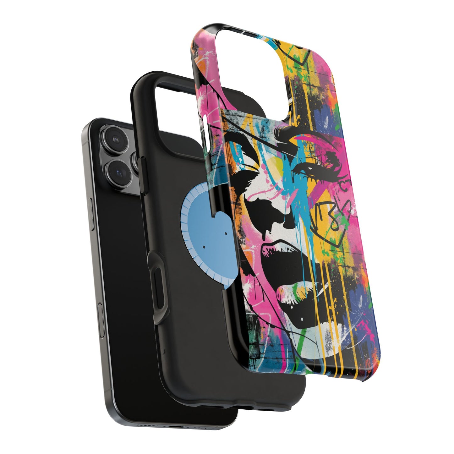 Phone Cases, Colorful Art, Trendy Accessories, Unique Gifts, Tough Cases with