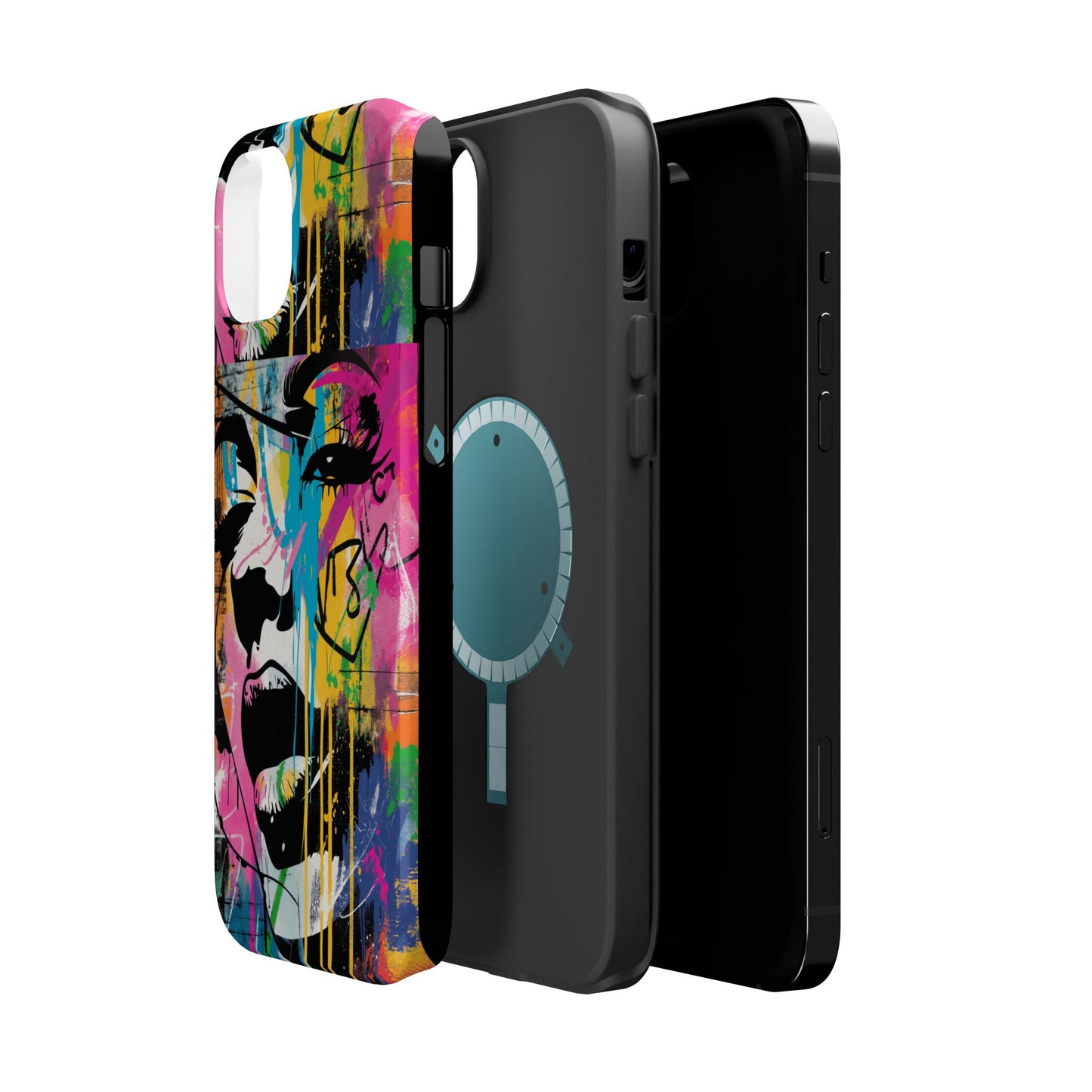 Phone Cases, Colorful Art, Trendy Accessories, Unique Gifts, Tough Cases with