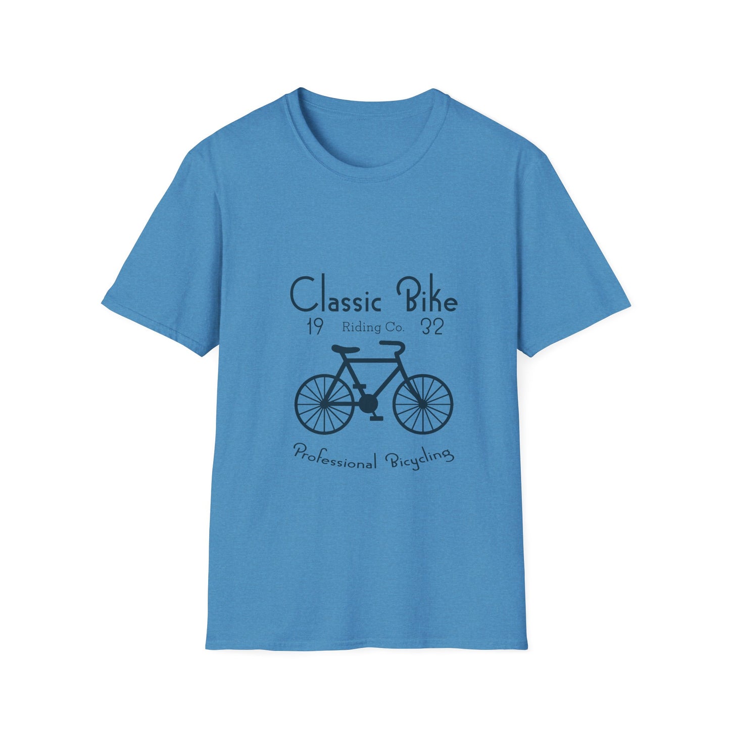 Classic Bike Unisex T-Shirt, Casual Cycling Tee, Gift for Bikers, Retro Cycle