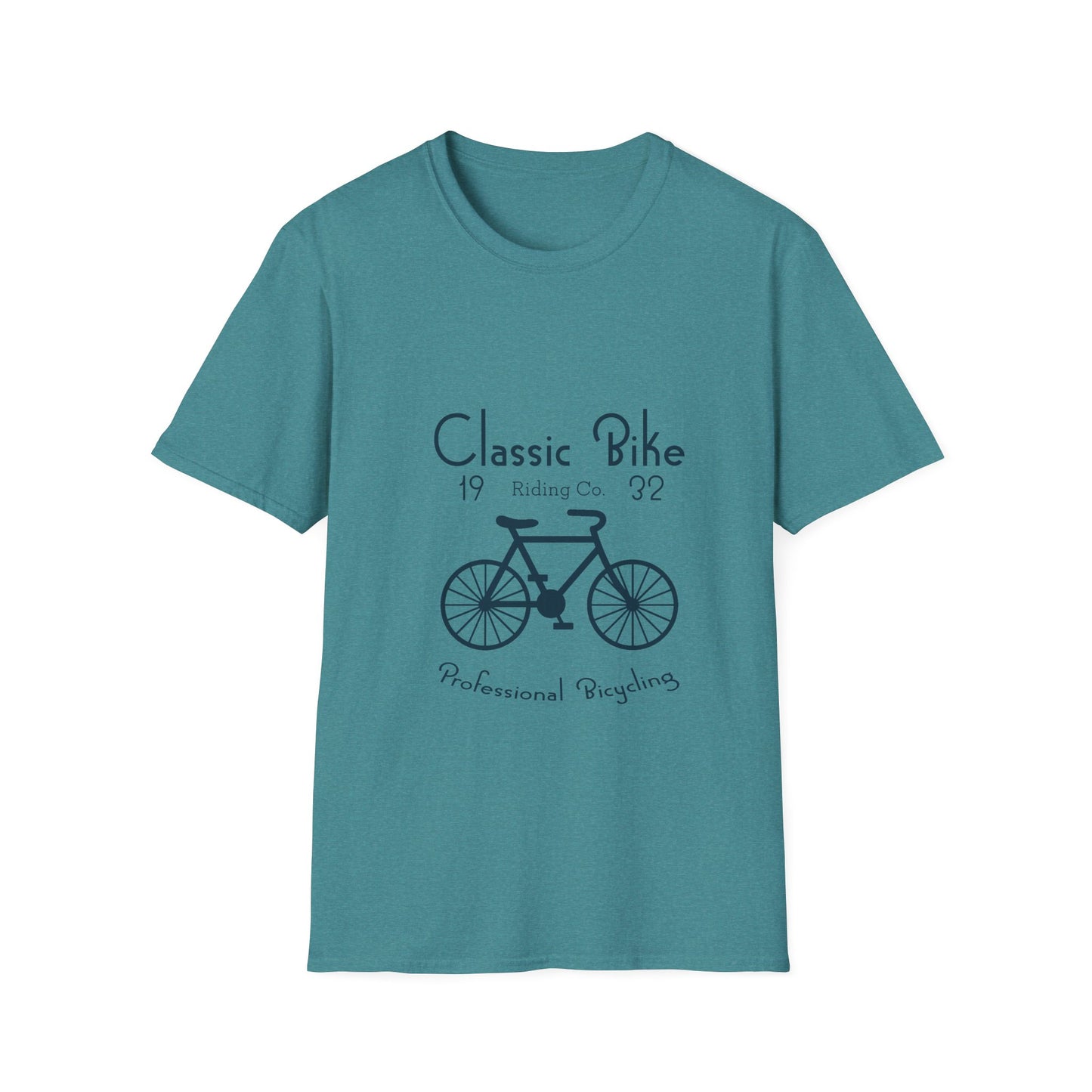 Classic Bike Unisex T-Shirt, Casual Cycling Tee, Gift for Bikers, Retro Cycle