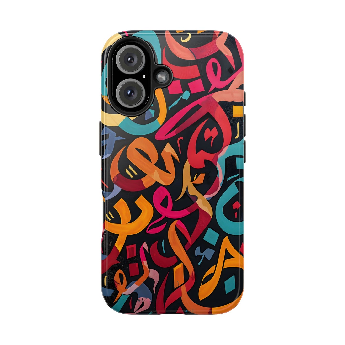 Arabic Graffiti Phone Cases, Calligraphy Patterns, iPhone Samsung Cases