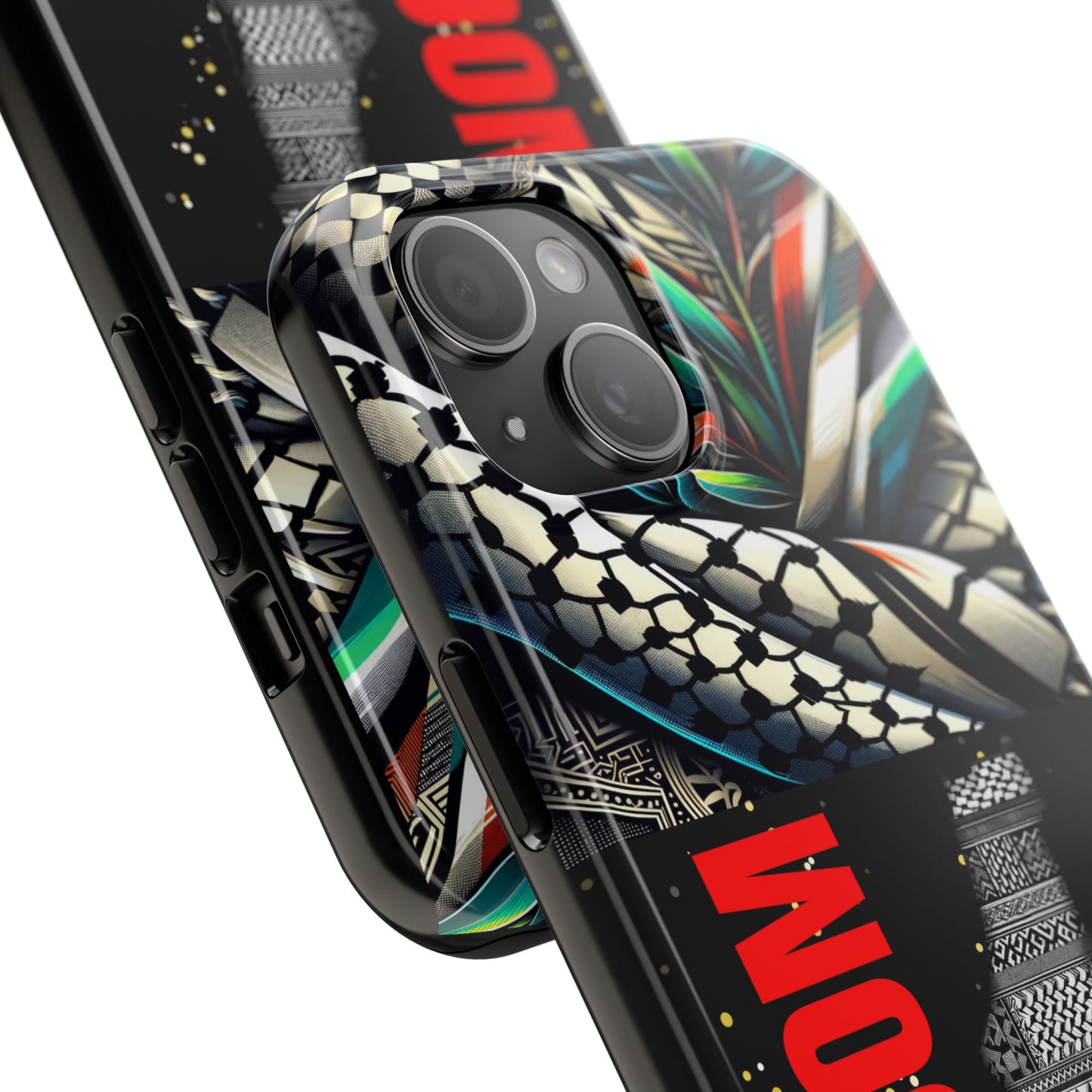 Freedom-Themed Phone Case, Durable Cover, Palestine Pride, Tough Phone Case