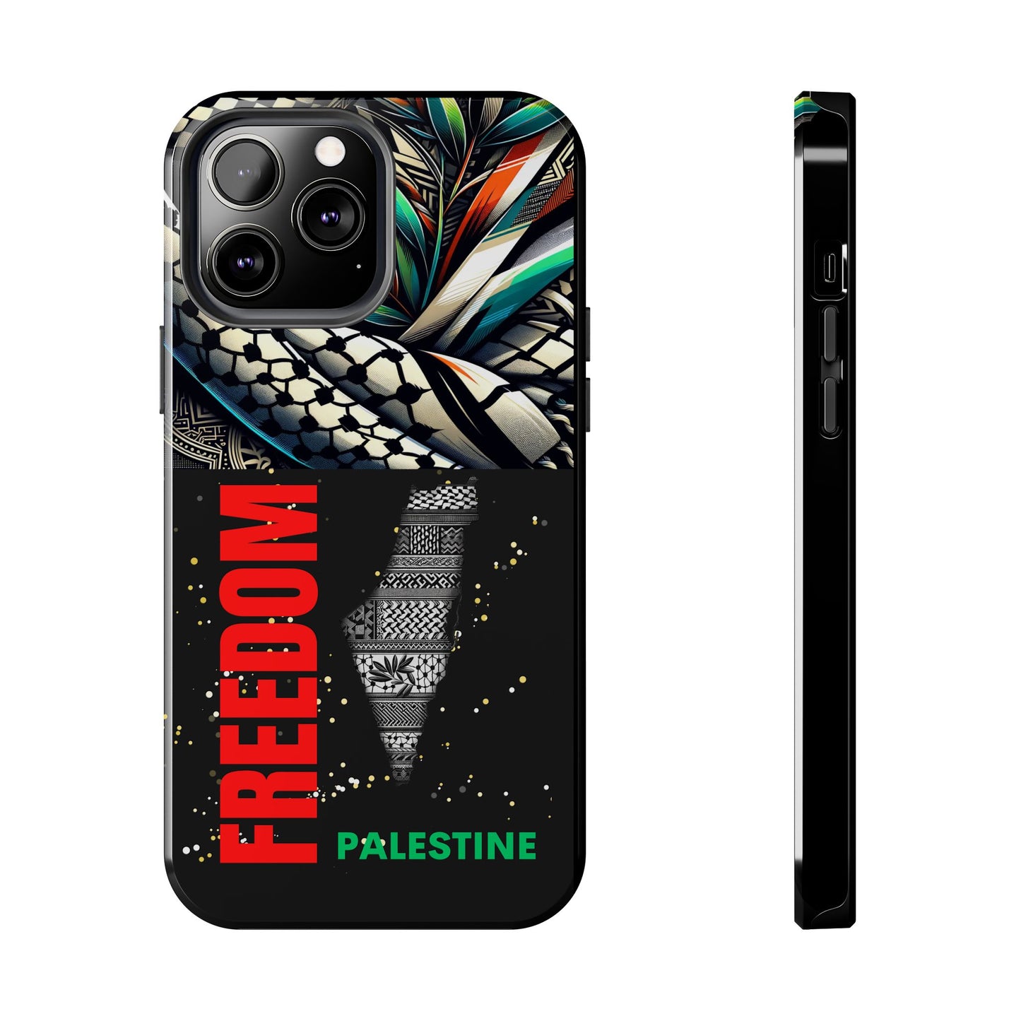 Freedom-Themed Phone Case, Durable Cover, Palestine Pride, Tough Phone Case