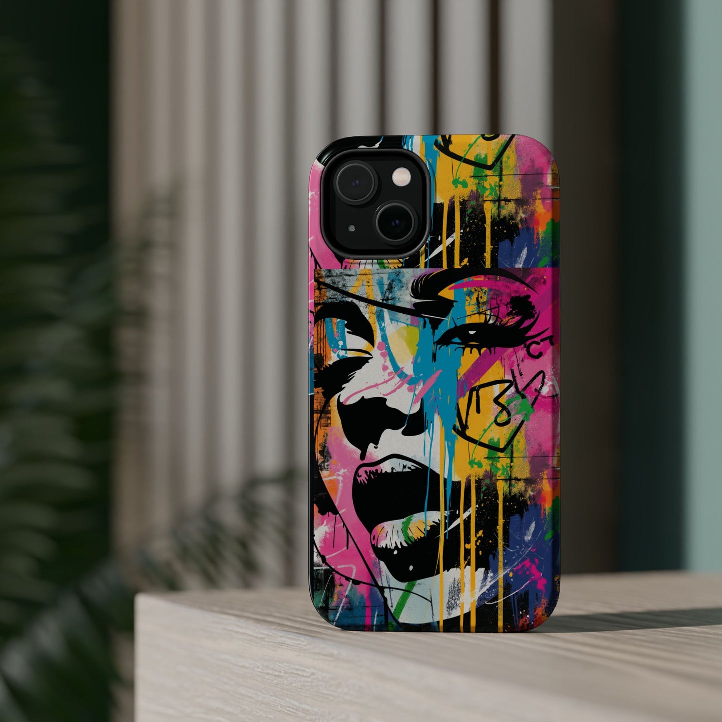 Phone Cases, Colorful Art, Trendy Accessories, Unique Gifts, Tough Cases with