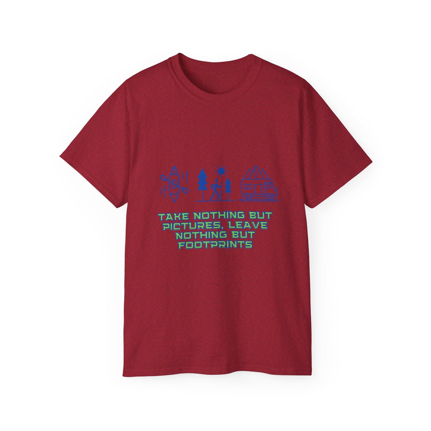 Adventure Vibes Tee - Eco-Friendly Unisex T-Shirt, Outdoor Camping Hiking Shirt,