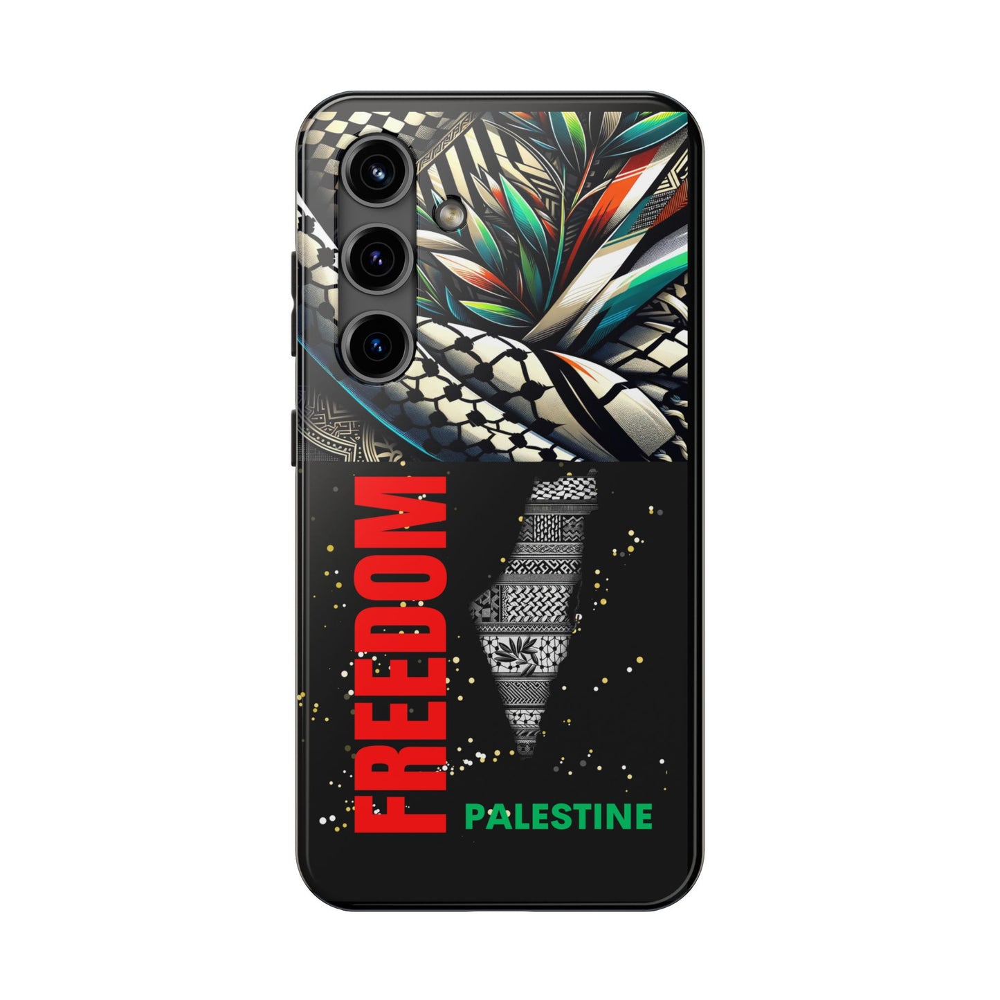 Freedom-Themed Phone Case, Durable Cover, Palestine Pride, Tough Phone Case