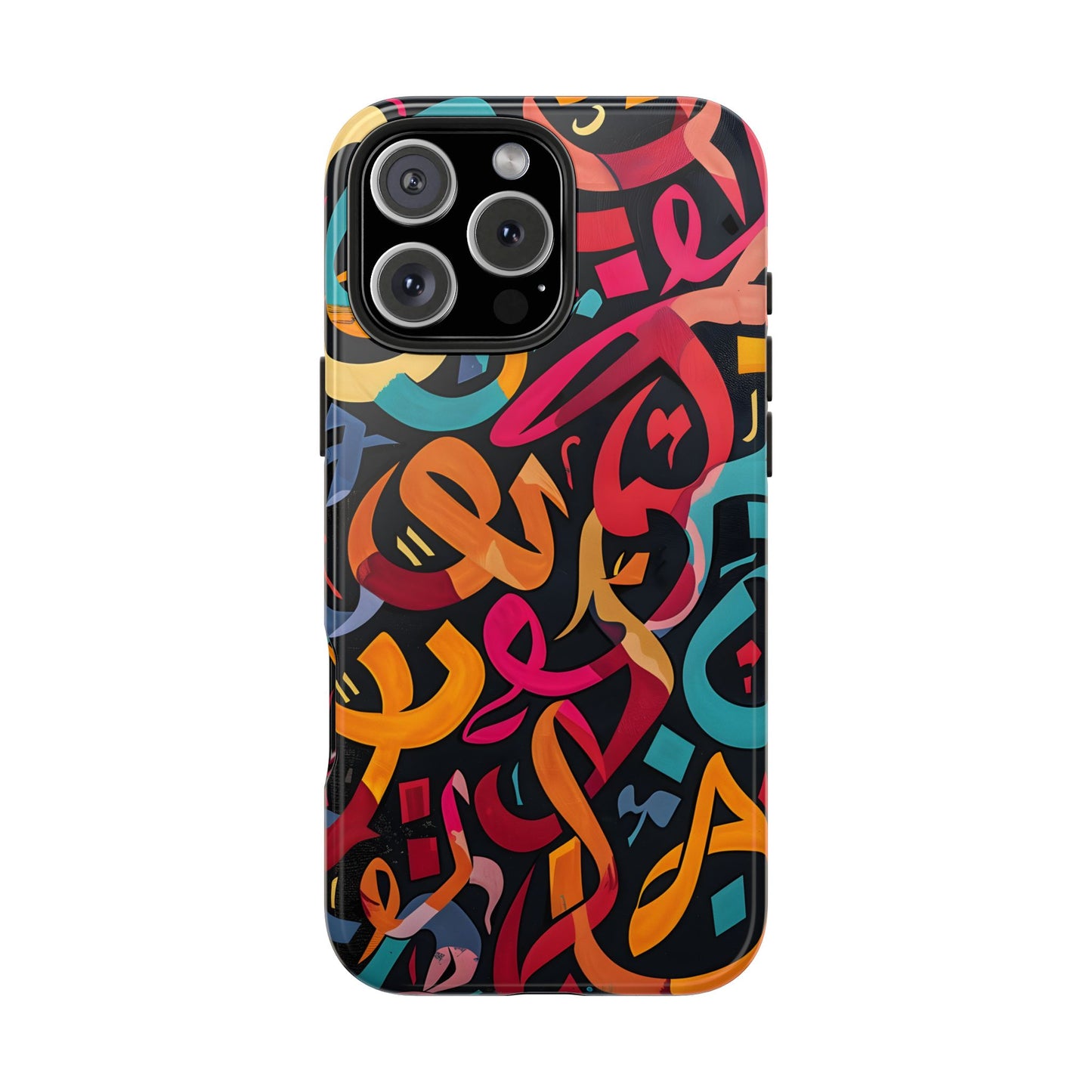 Arabic Graffiti Phone Cases, Calligraphy Patterns, iPhone Samsung Cases