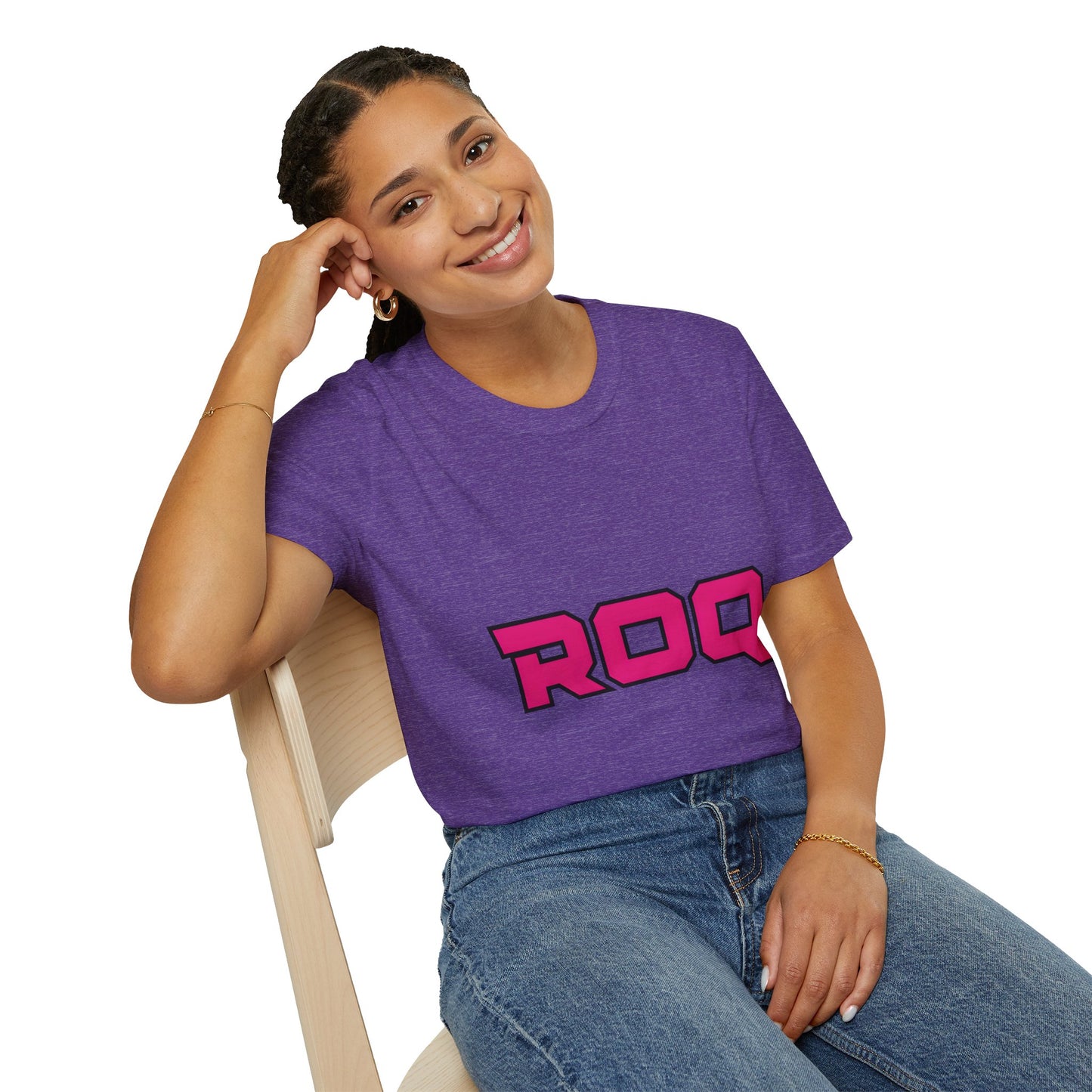 Bold ROQ Women Softstyle T-Shirt, Casual Wear, Gift for Friends, Graphic Tee