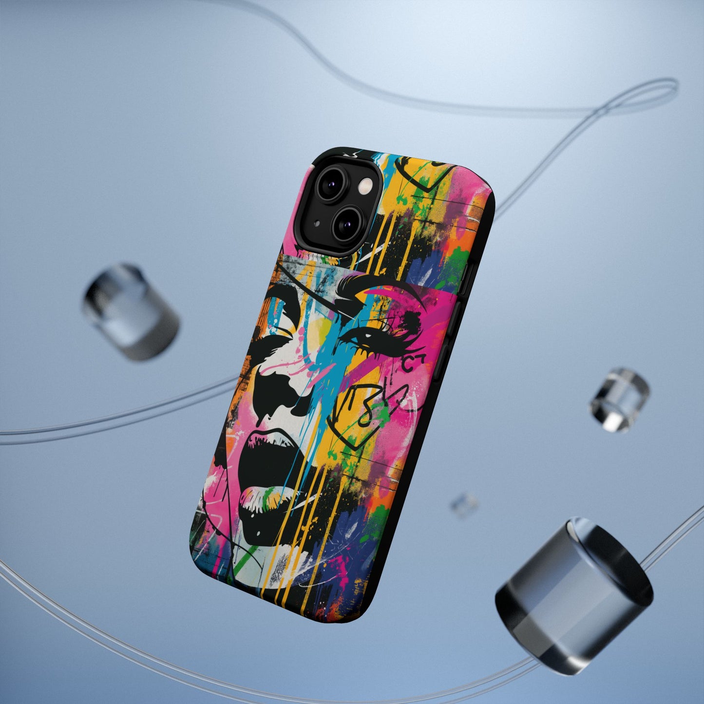 Phone Cases, Colorful Art, Trendy Accessories, Unique Gifts, Tough Cases with