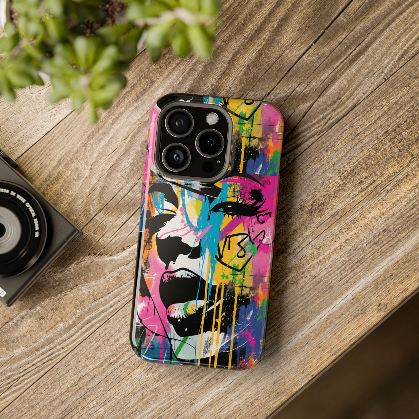 Phone Cases, Colorful Art, Trendy Accessories, Unique Gifts, Tough Cases with